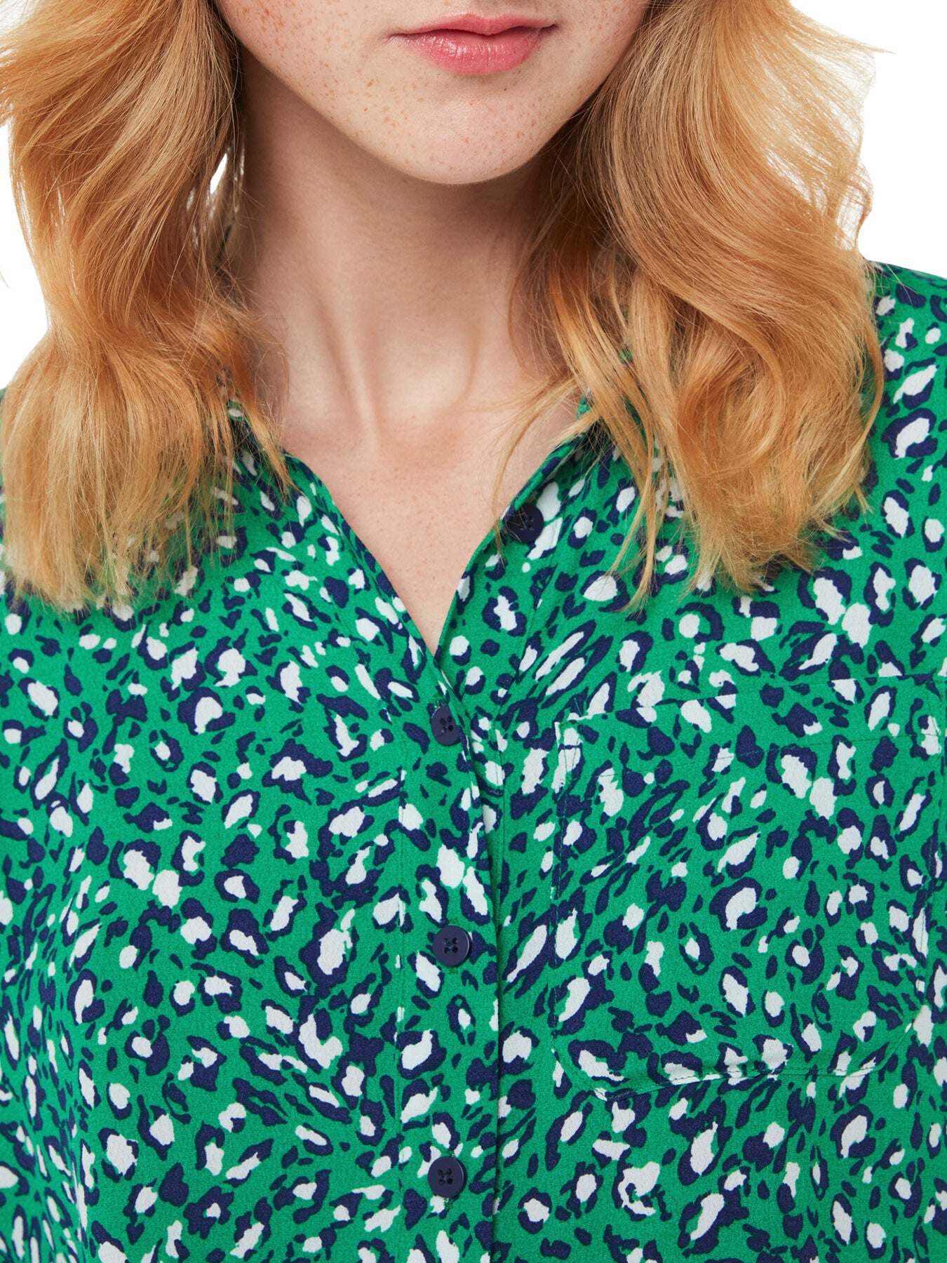 Flowing Leopard Print Shirt