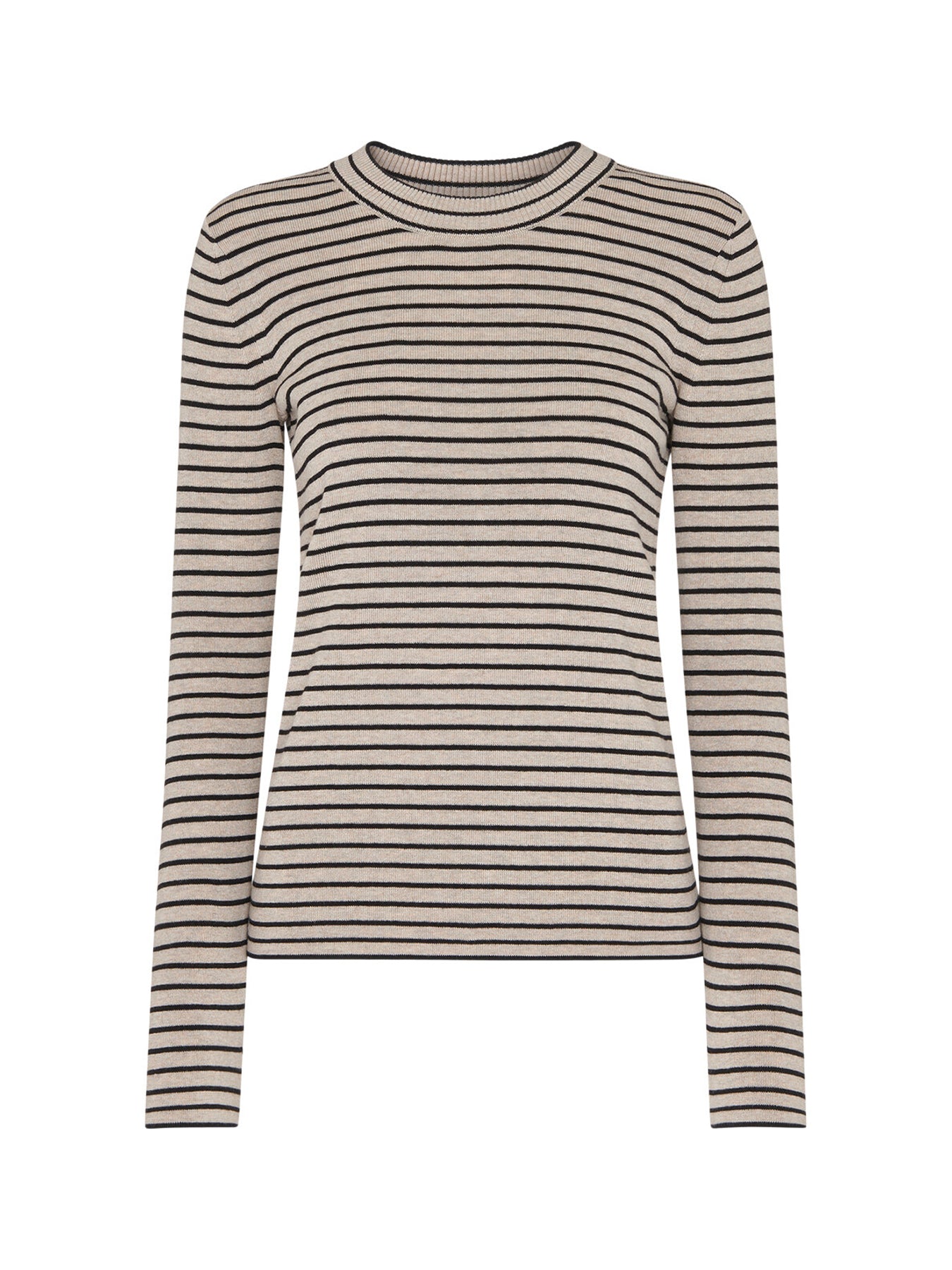 Fine Crew Stripe Knit