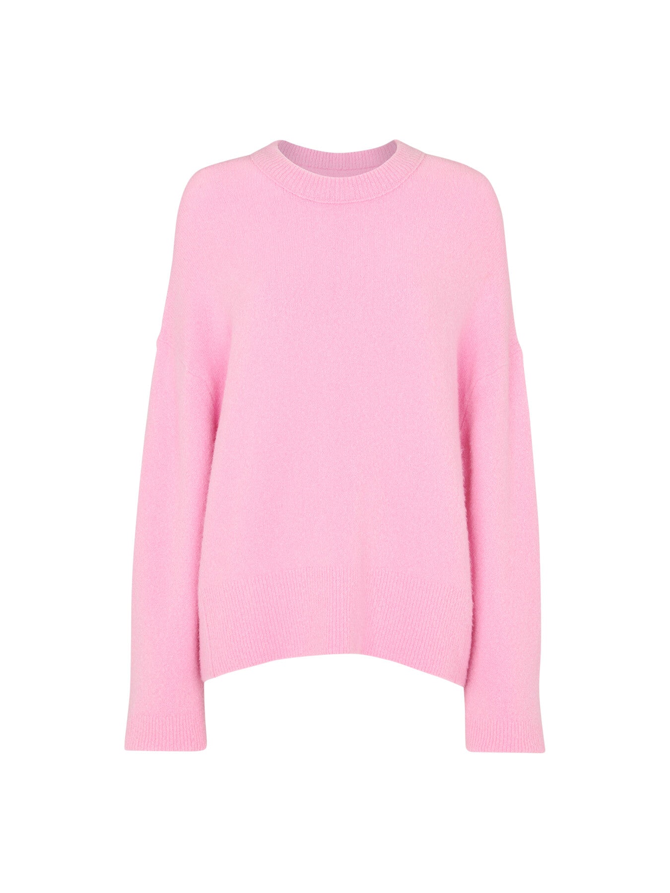 Textured Boyfriend Crew Neck