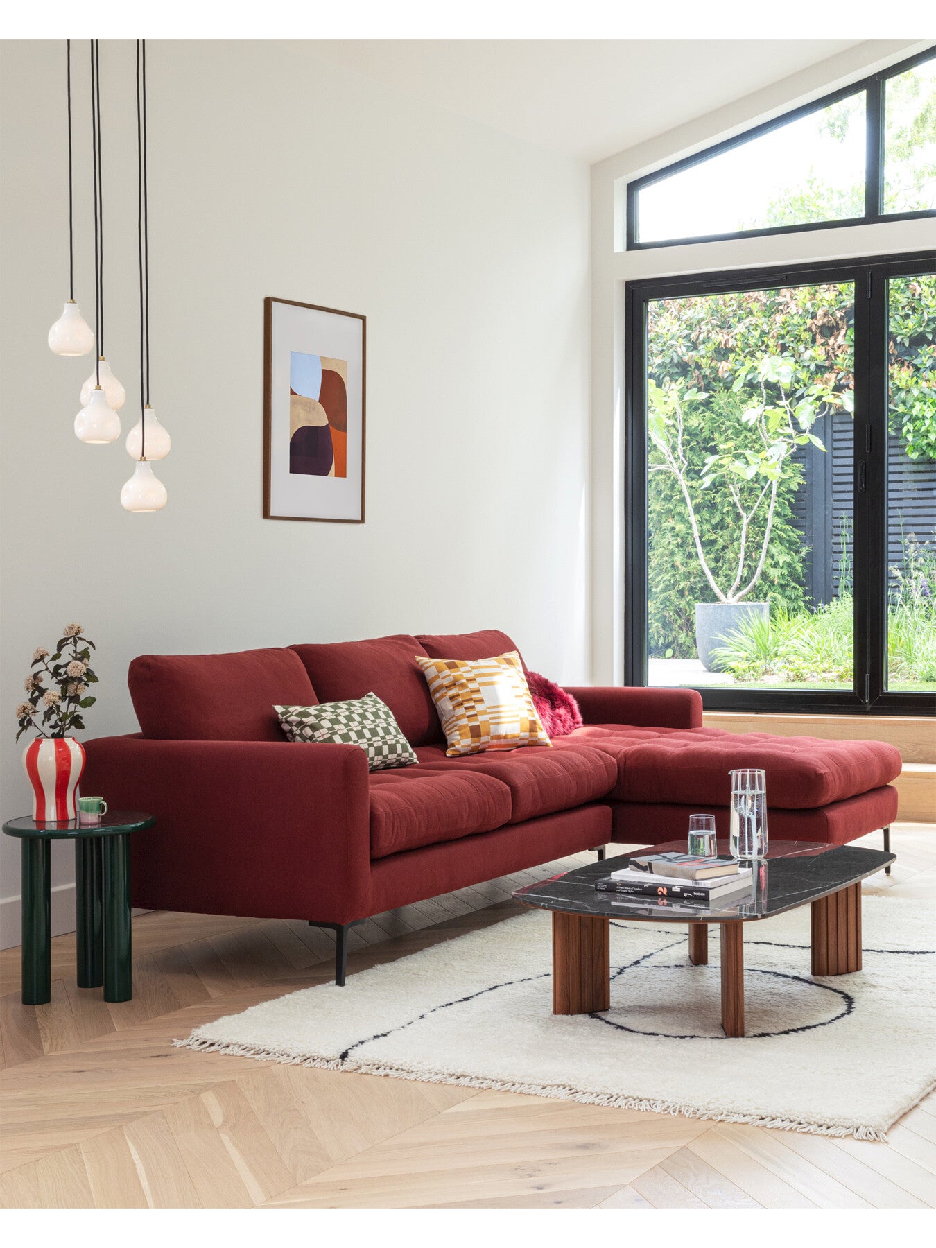 Heal’s Bolha Chandelier 5 Pendant White