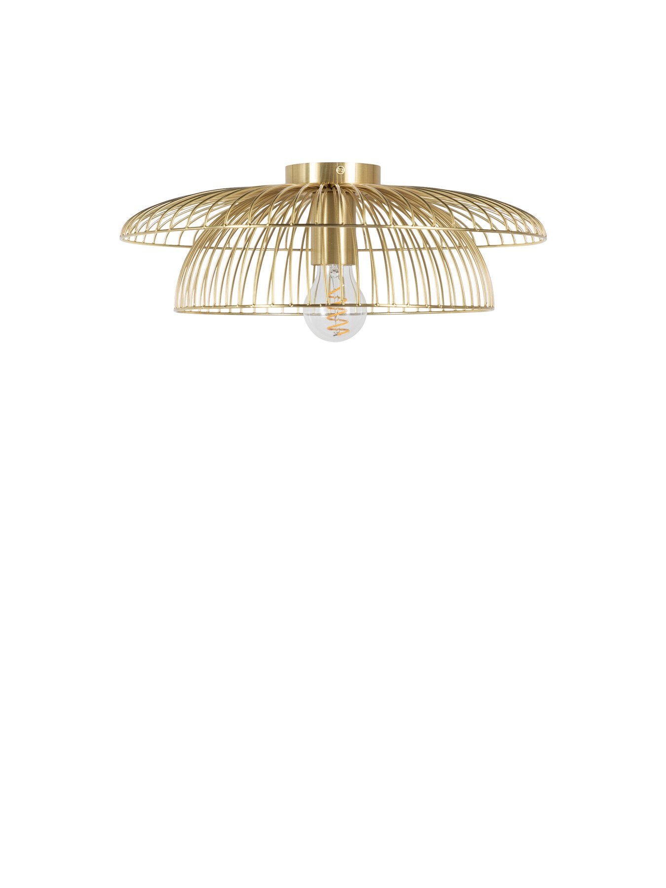 Makiko Flush Surface Light Satin Brass