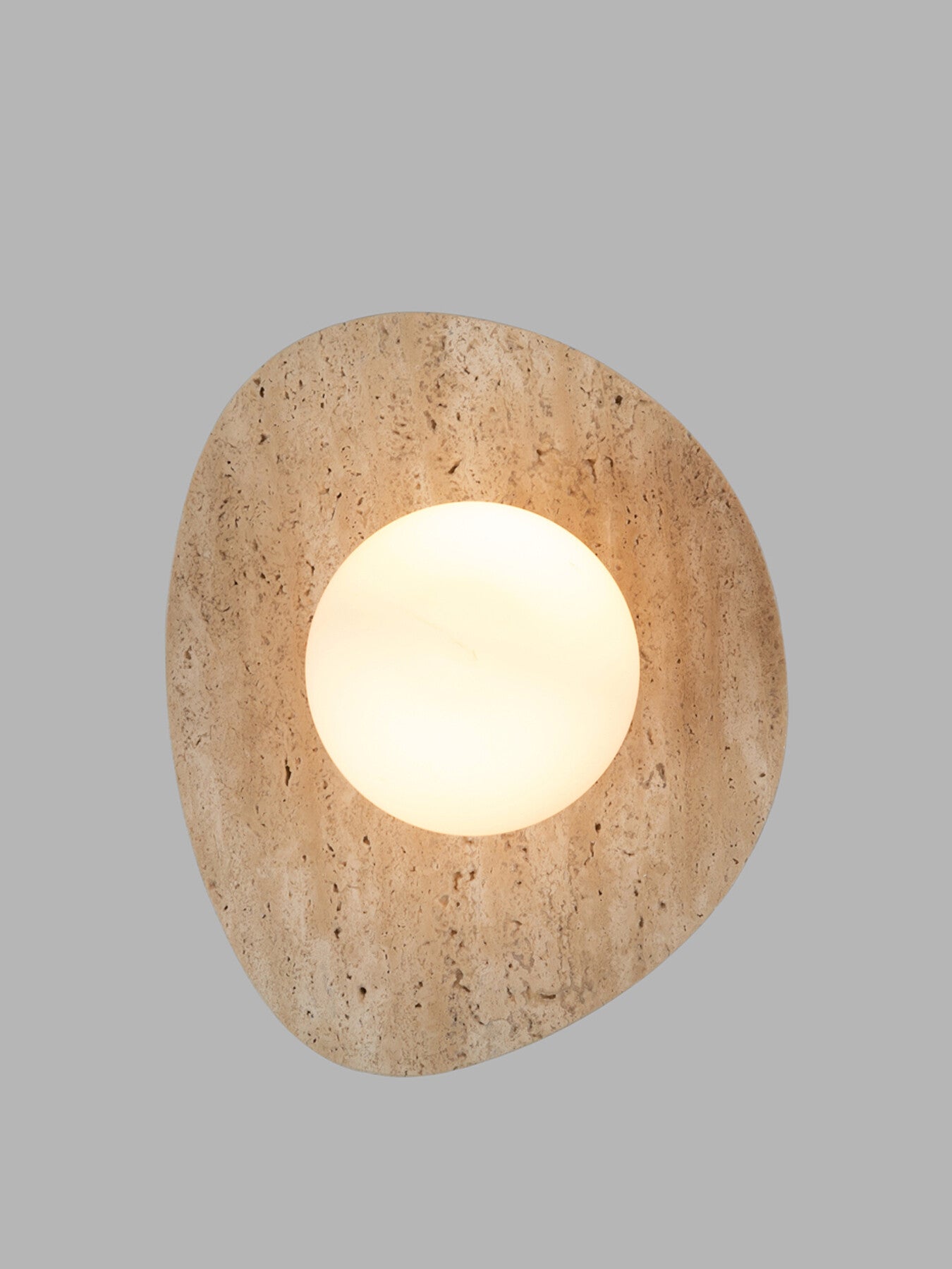 Element Travertine Stone Wall Light IP44