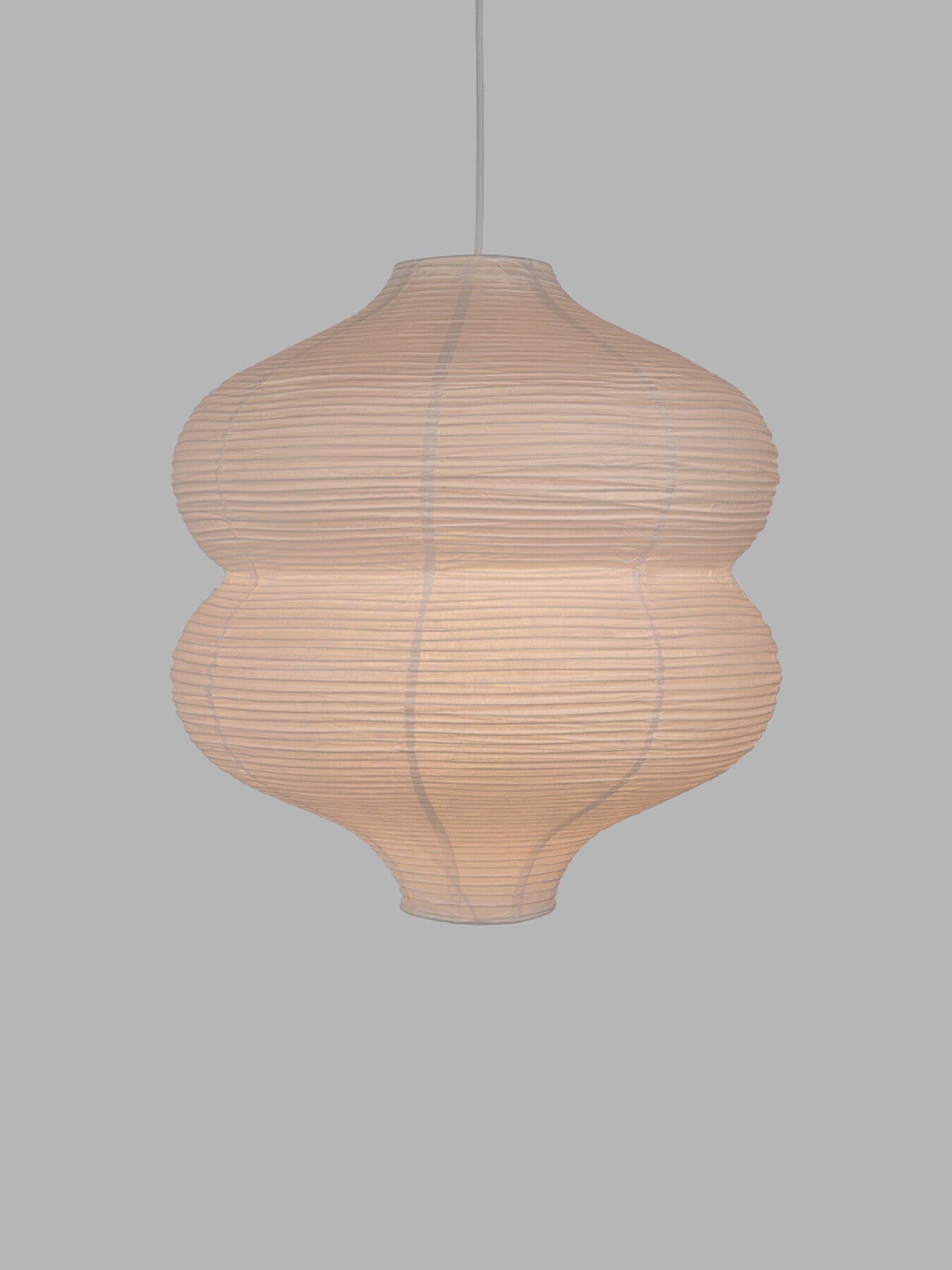 Carta Rice Paper Easyfit Pendant Tall White