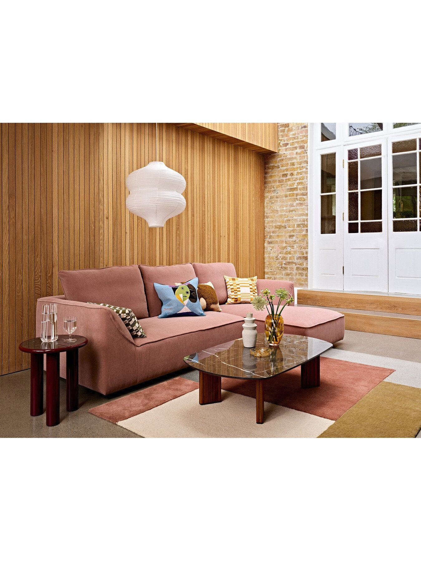 Carta Rice Paper Easyfit Pendant Tall White