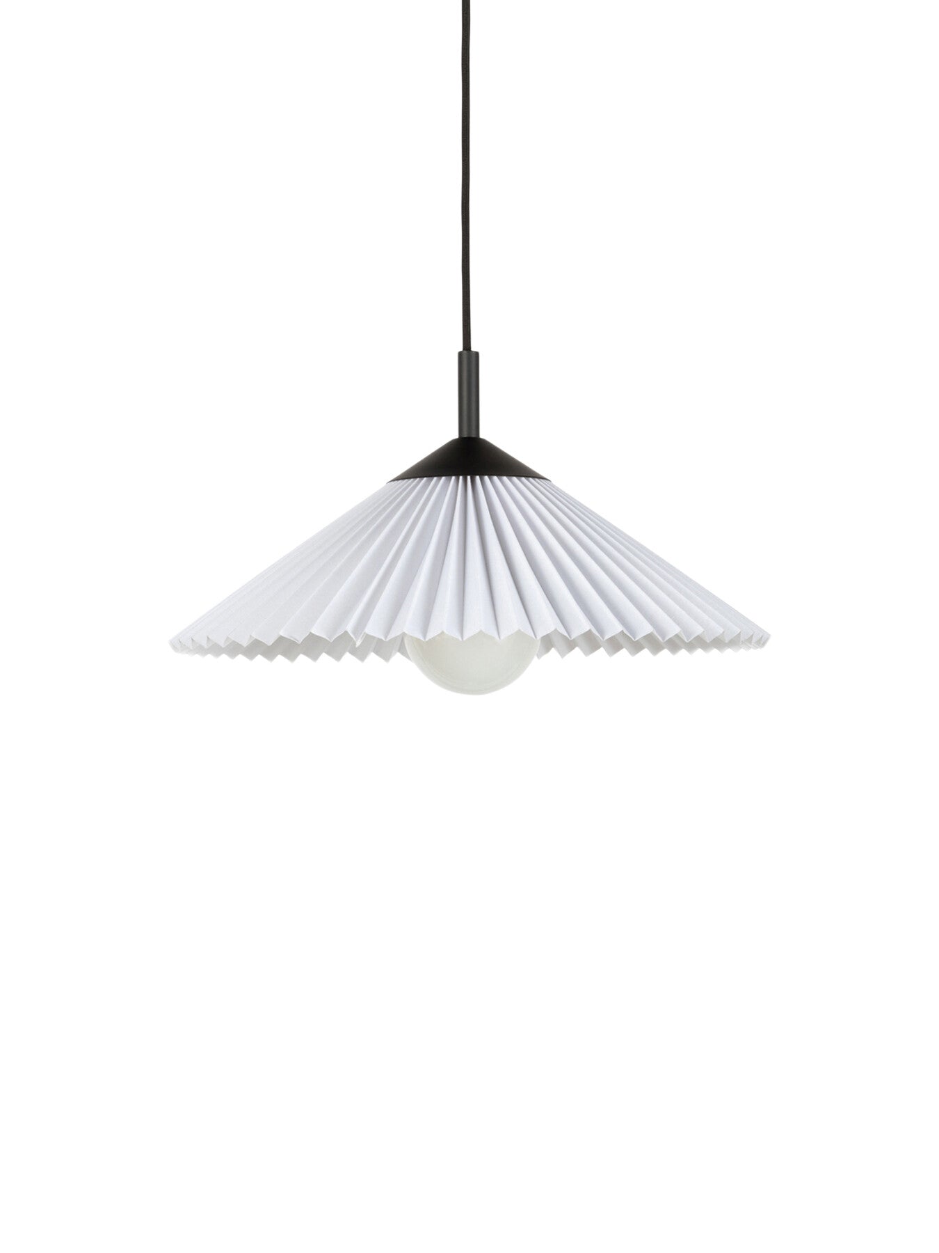 Heal’s Pleated Pendant Black/White