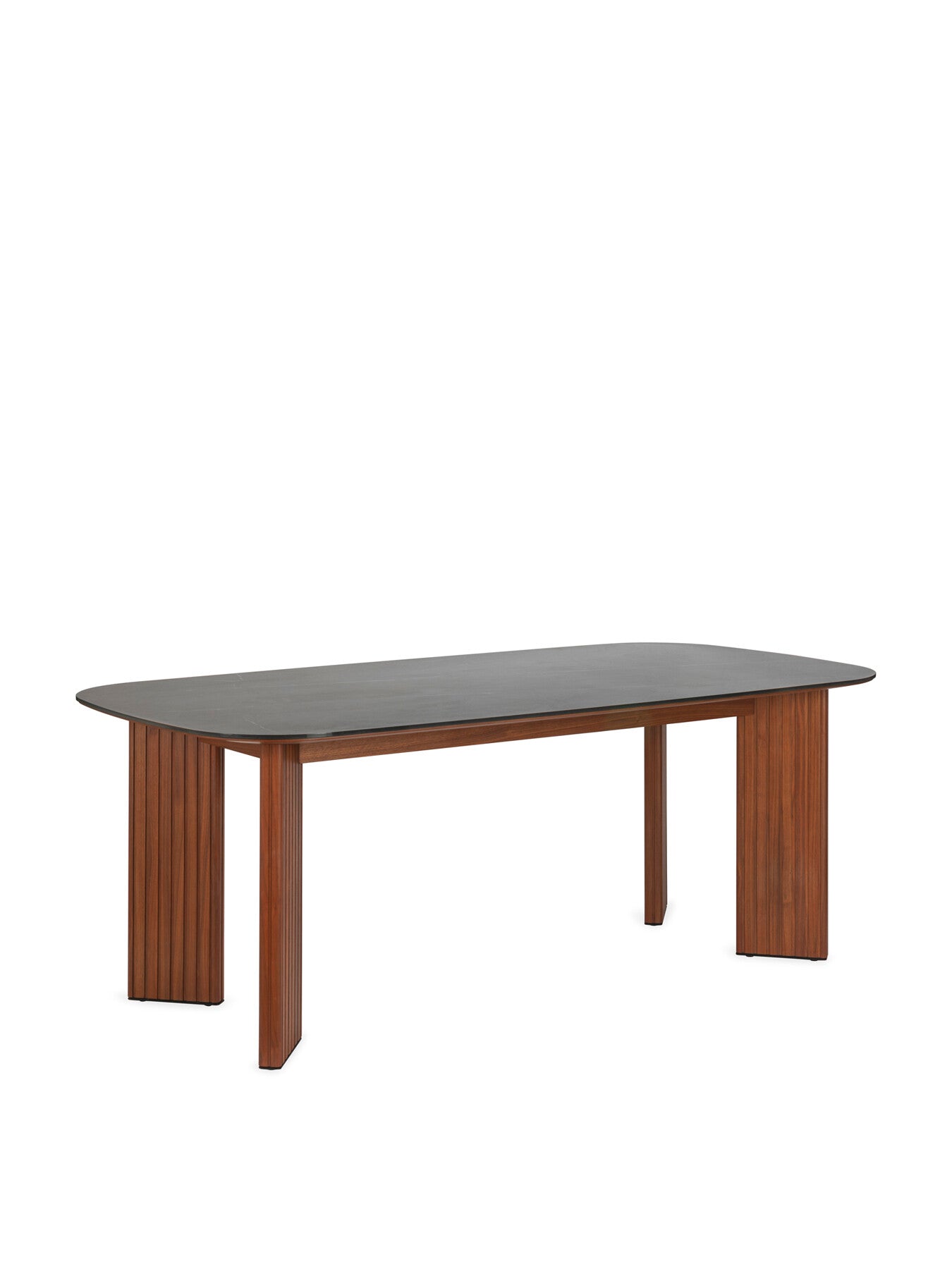 Riga Dining Table Grey Ceramic