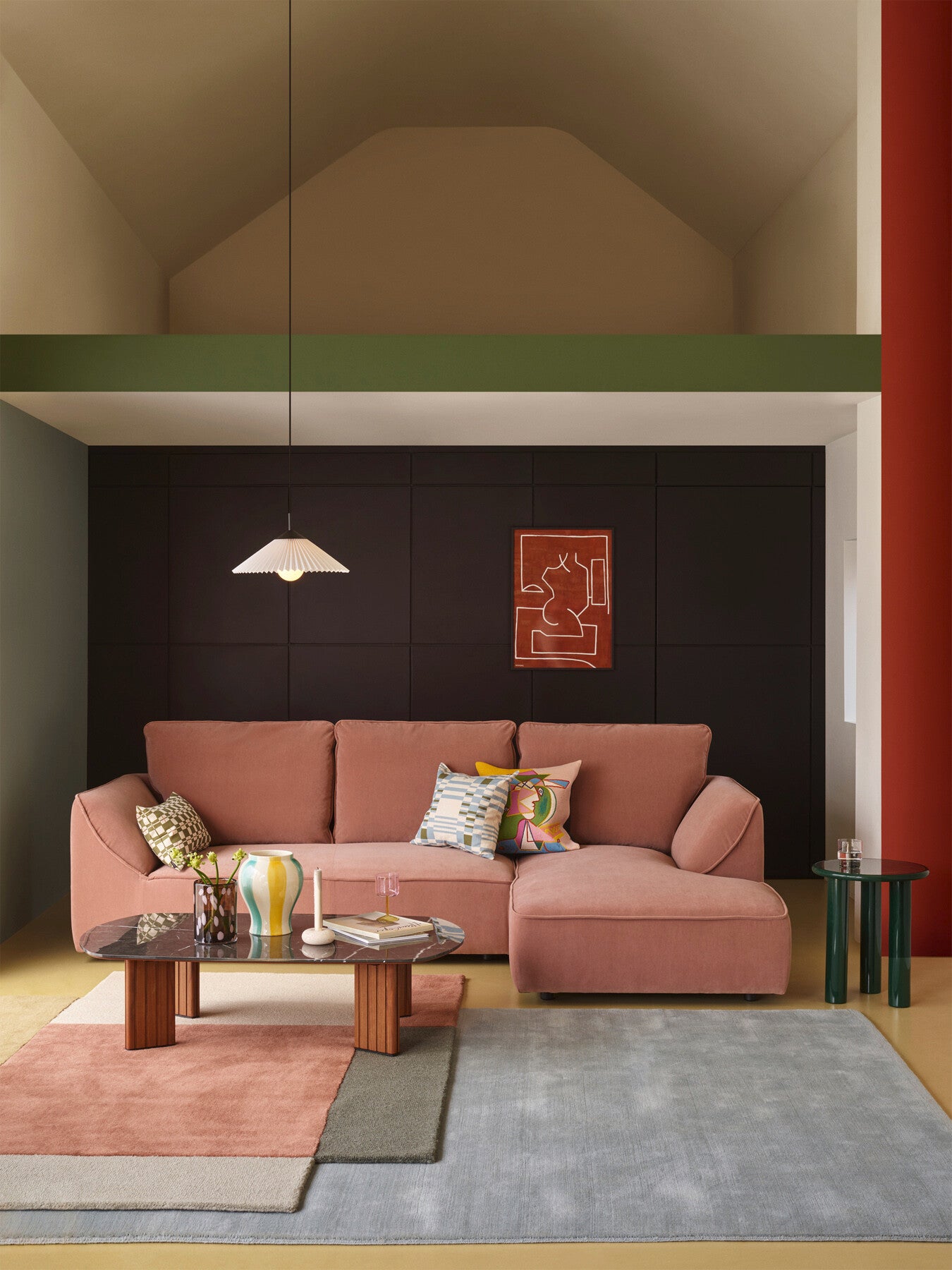 Riga Coffee Table Grey Ceramic