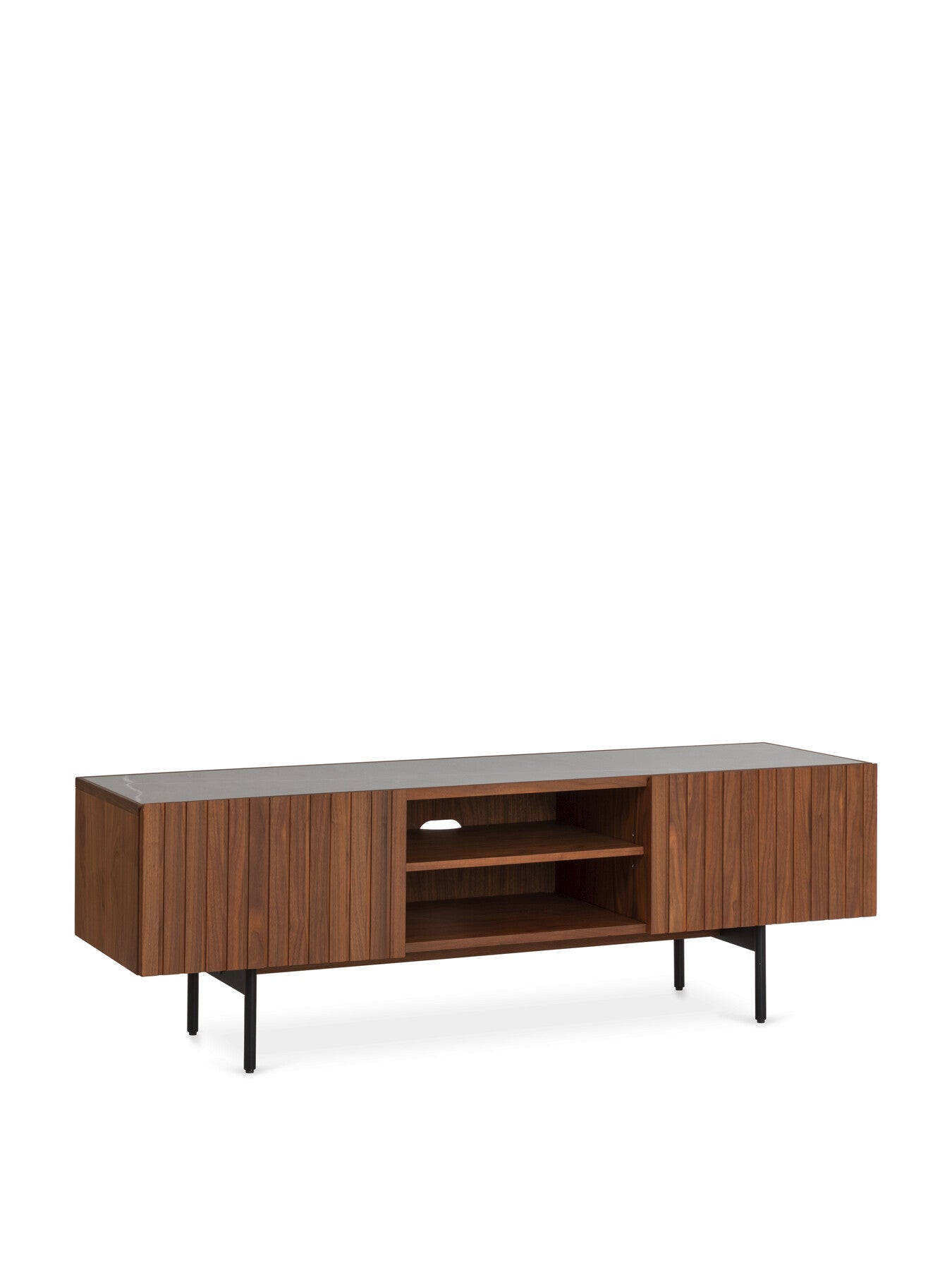 Riga AV Unit Grey Ceramic