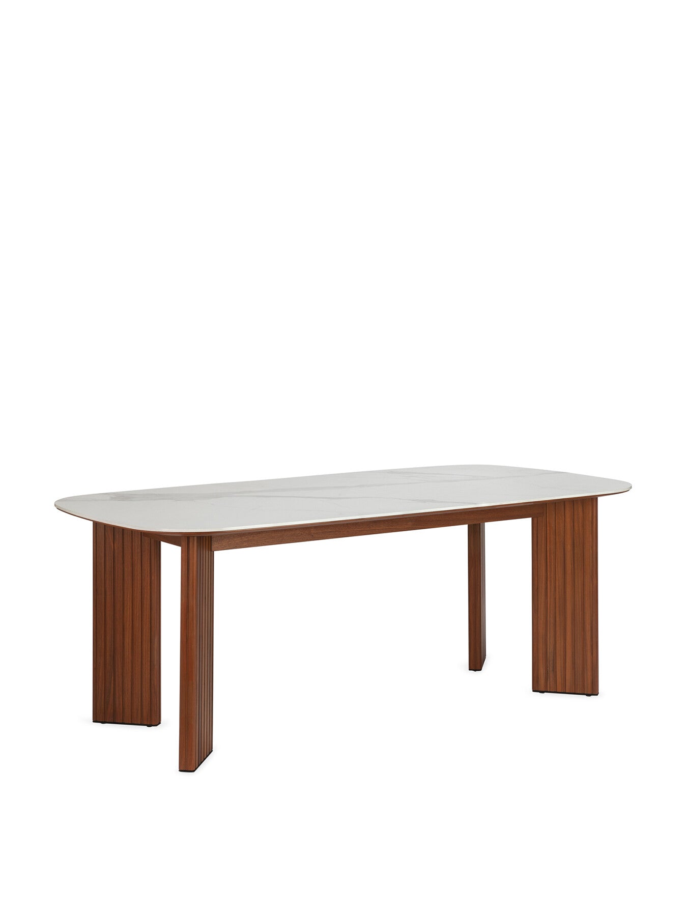 Riga Dining Table White Ceramic