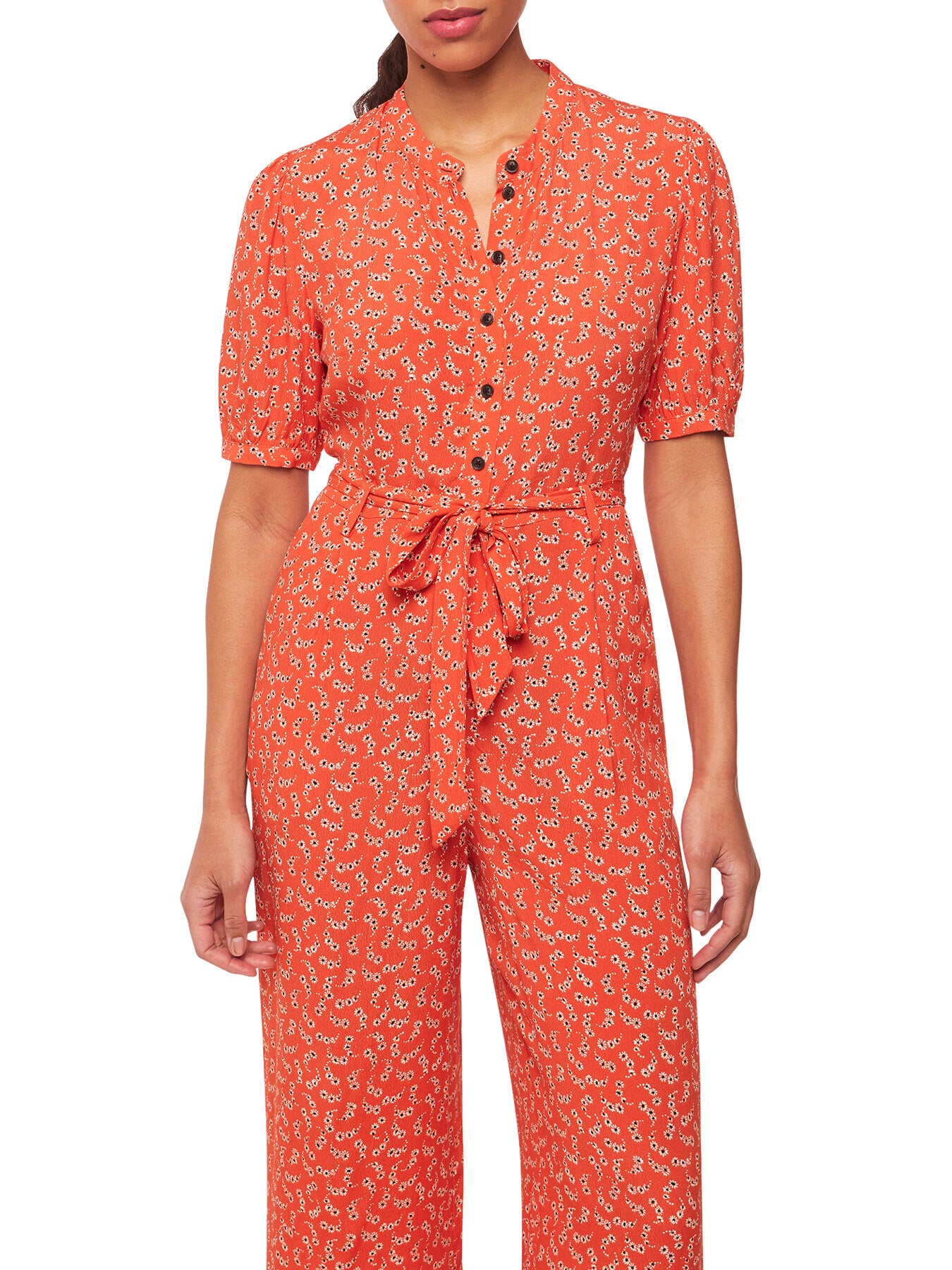 Micro Floral Jumpsuit