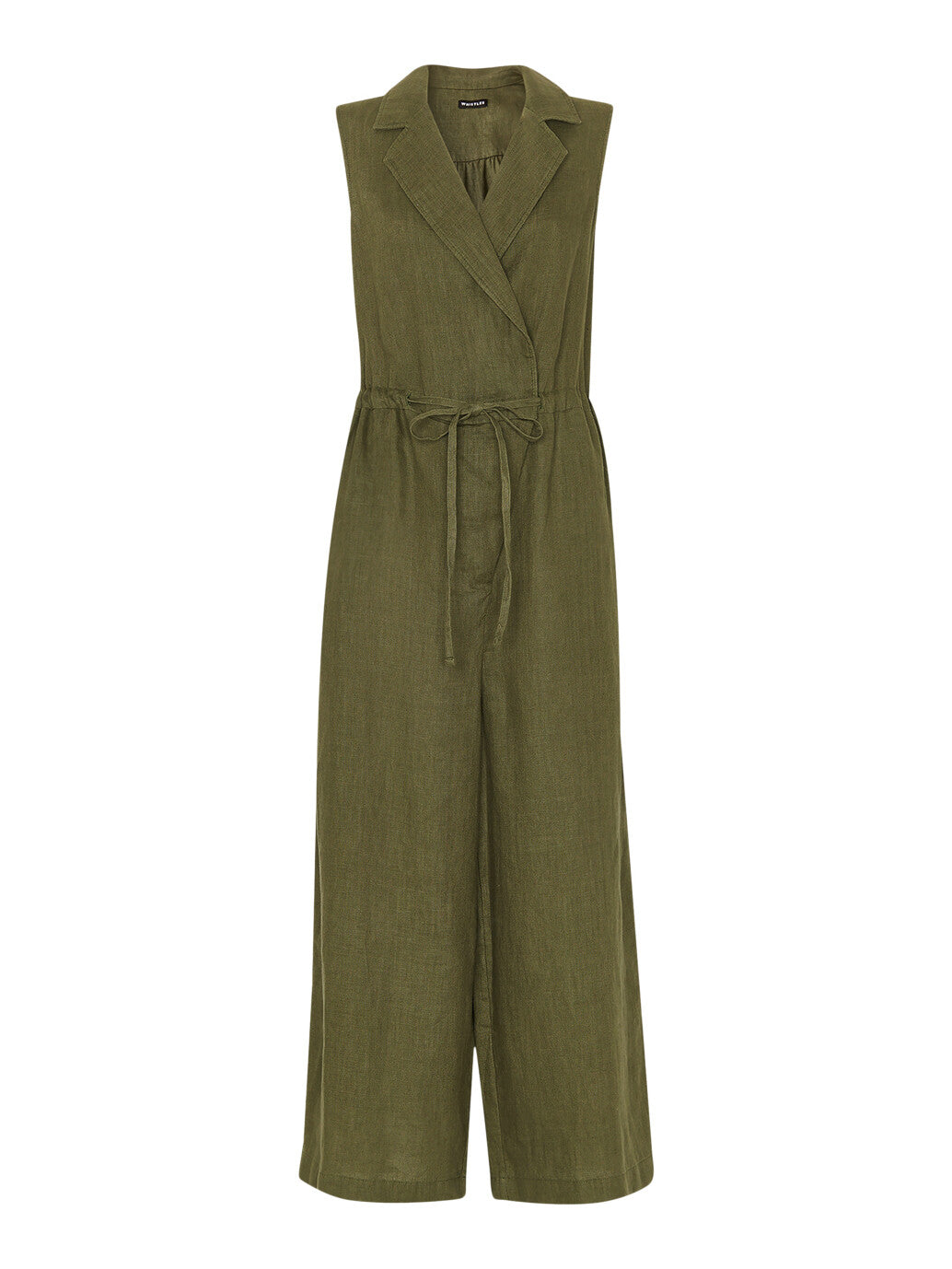 Bella Linen Wrap Jumpsuit