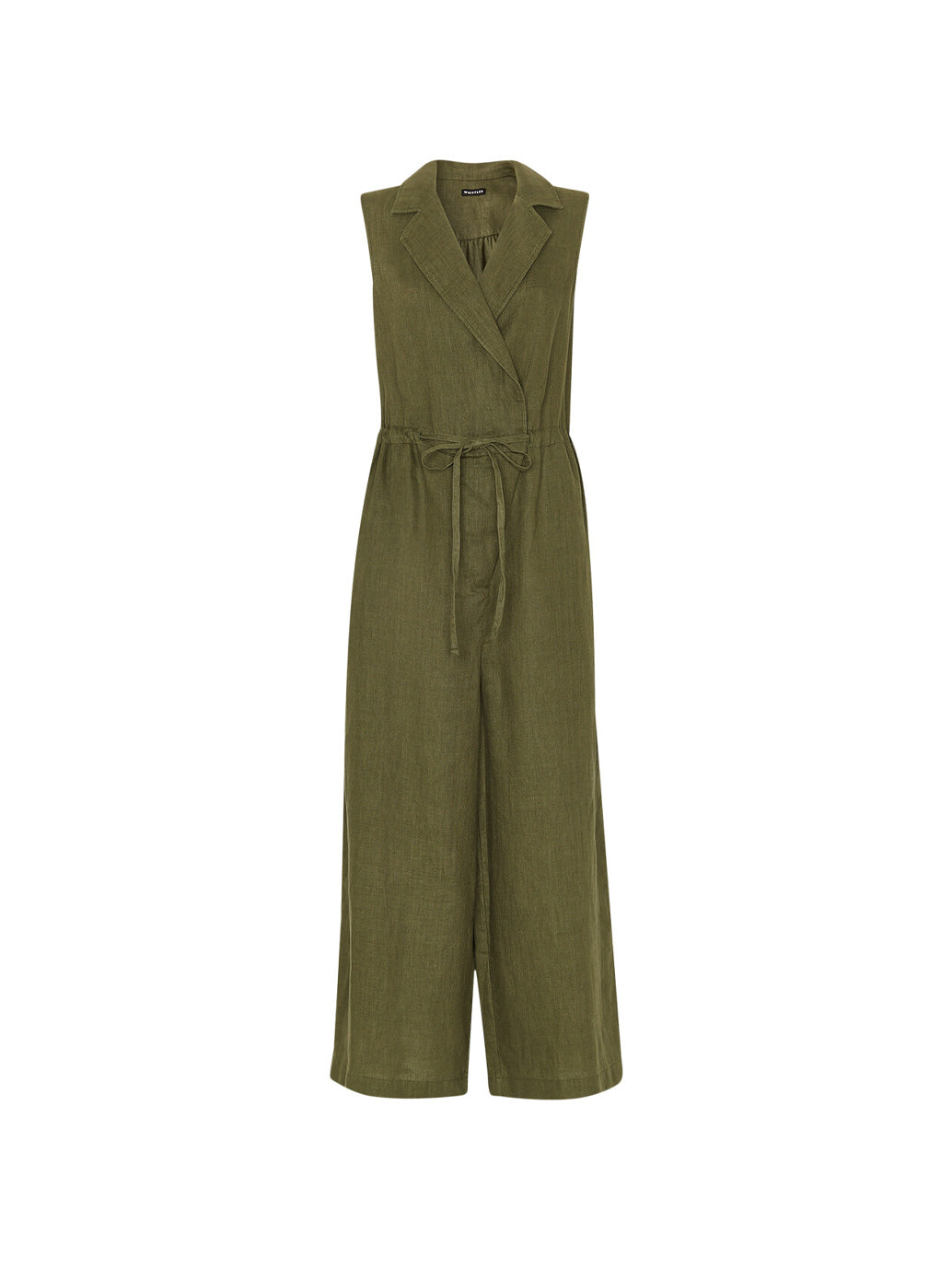 Bella Linen Wrap Jumpsuit