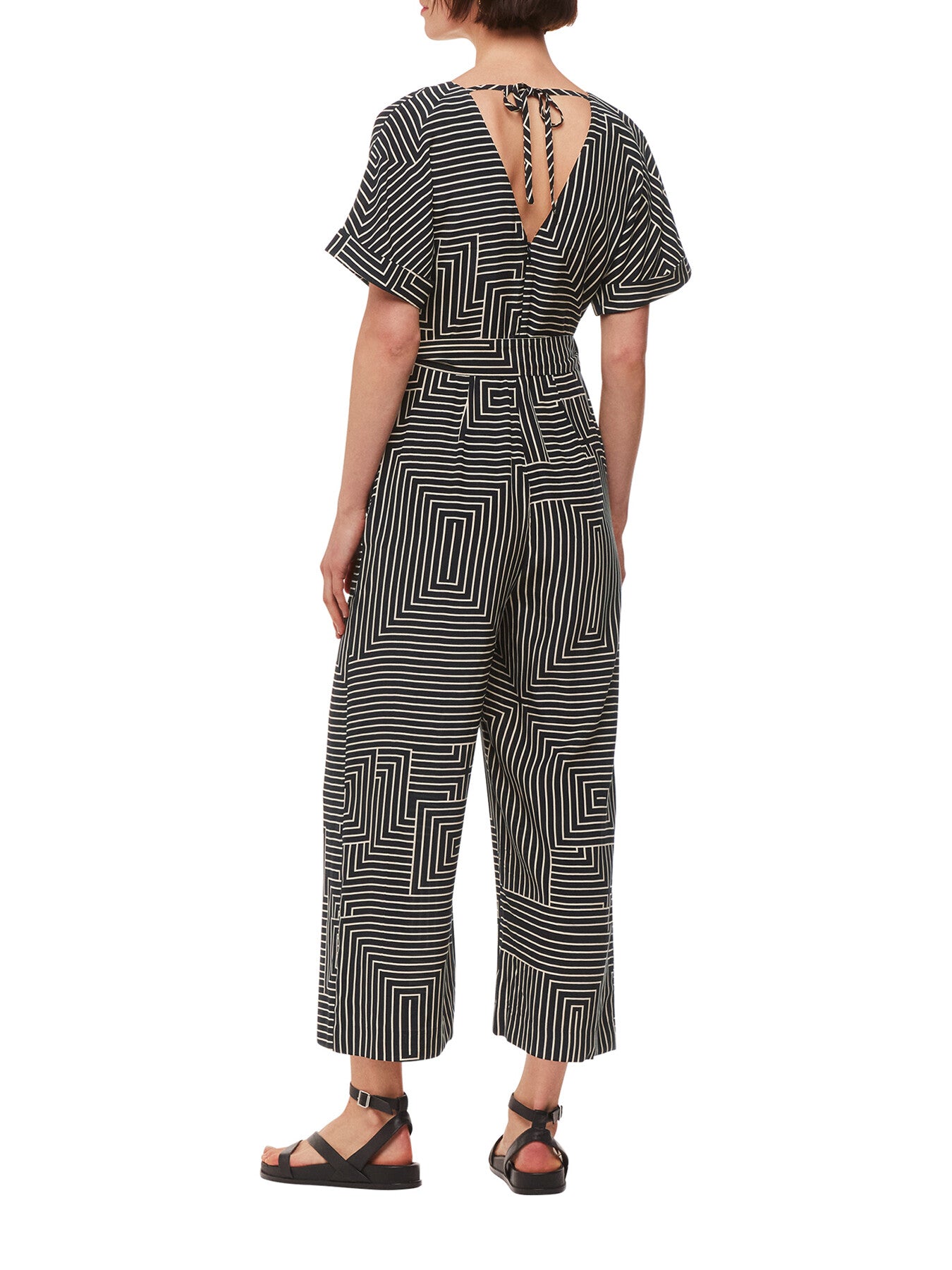 Angled Stripe Jumpsuit
