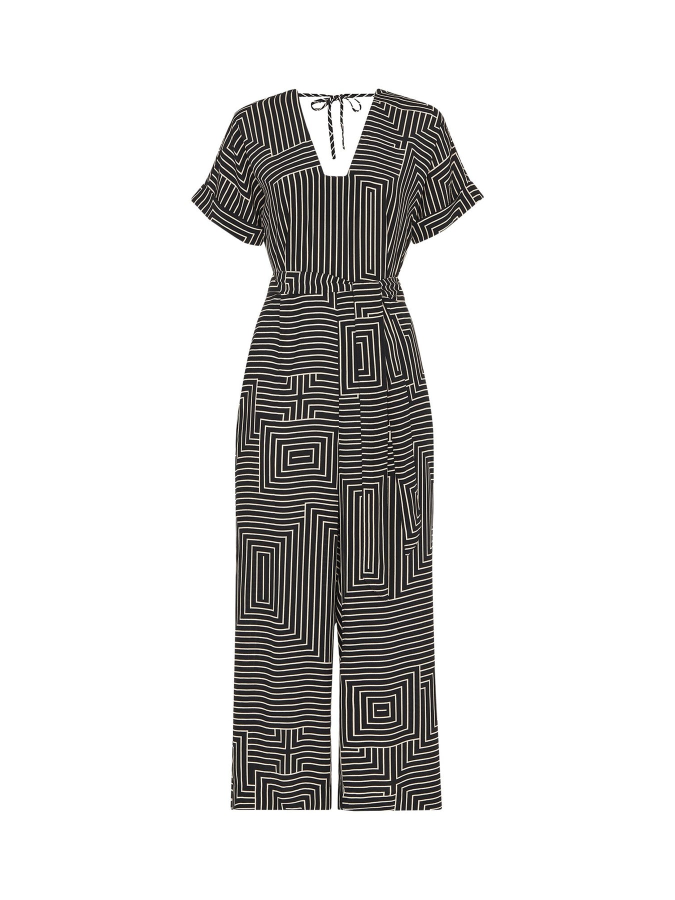 Angled Stripe Jumpsuit