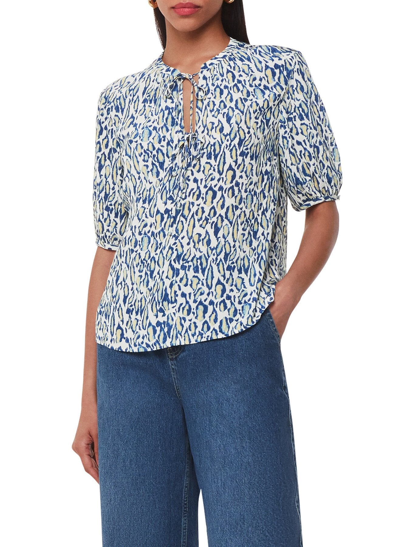 Flaming Leopard Jessie  Blouse