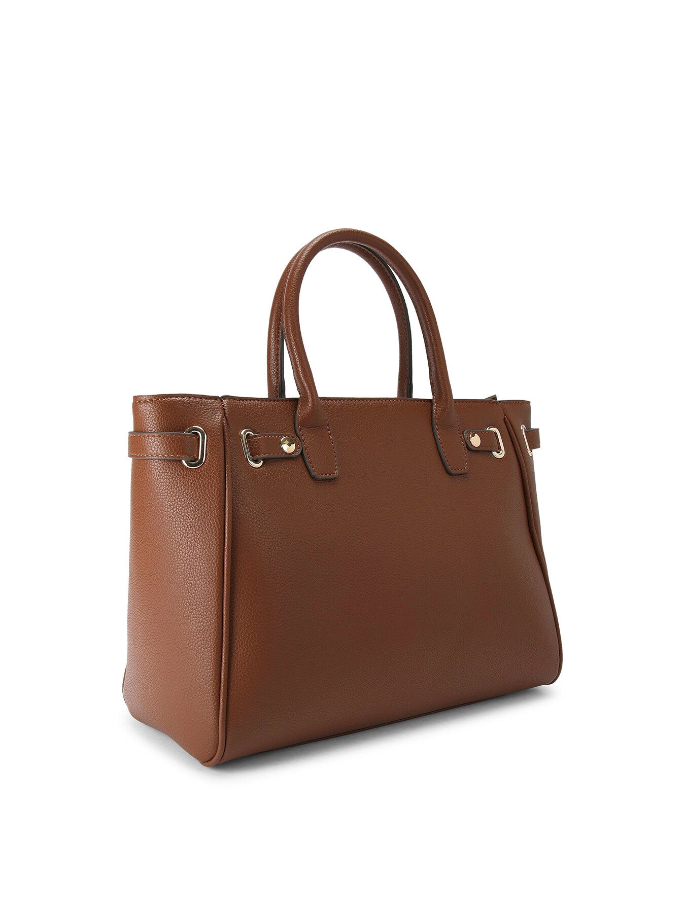 Violet Belted Tote Bag