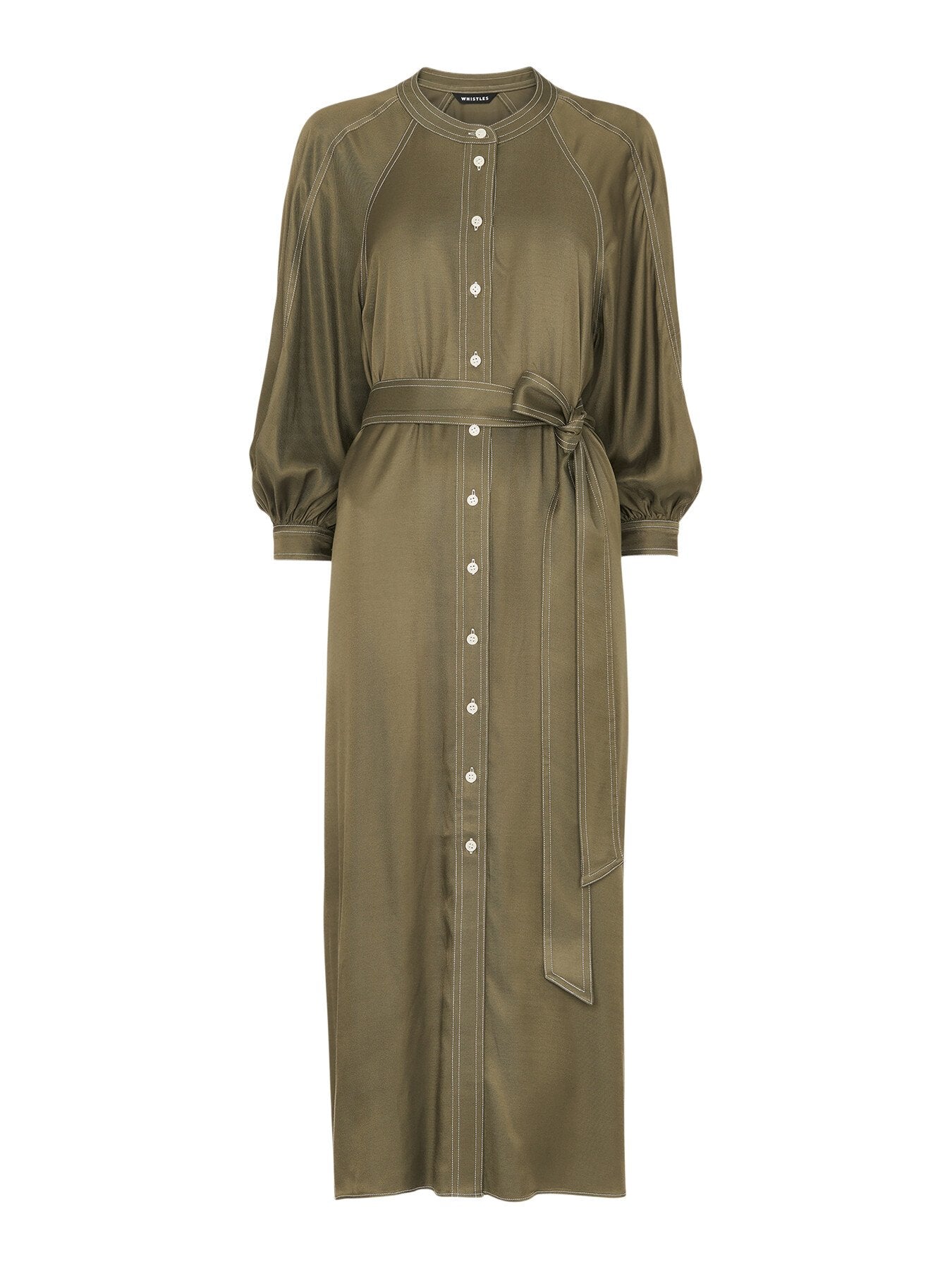 Mabel Topstitch Dress