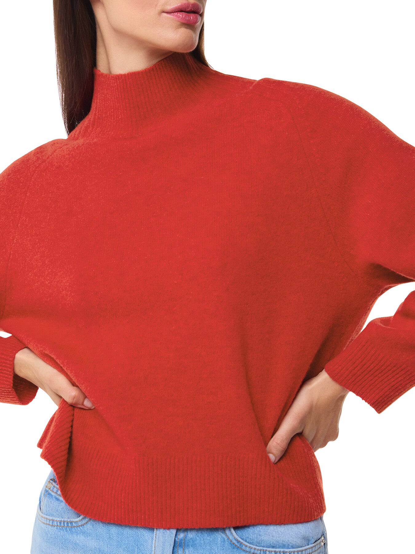 Wool Funnel Neck Knit