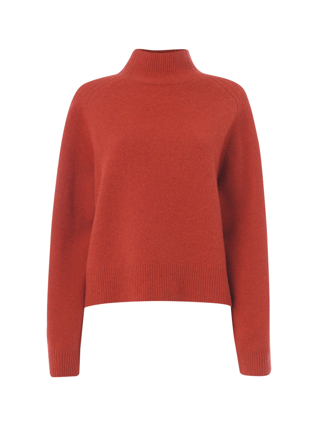 Wool Funnel Neck Knit