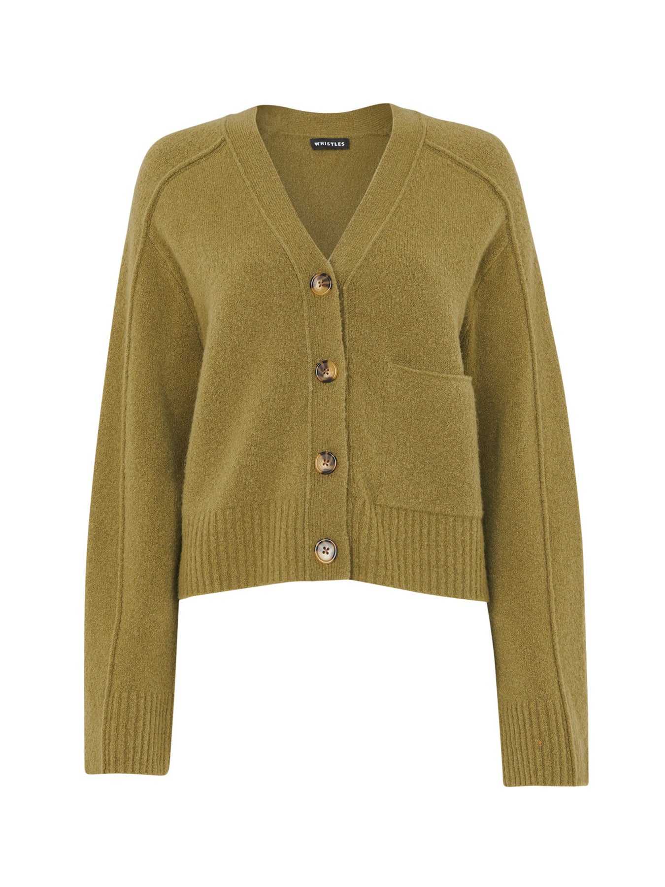 Wool Mix Pocket Cardigan