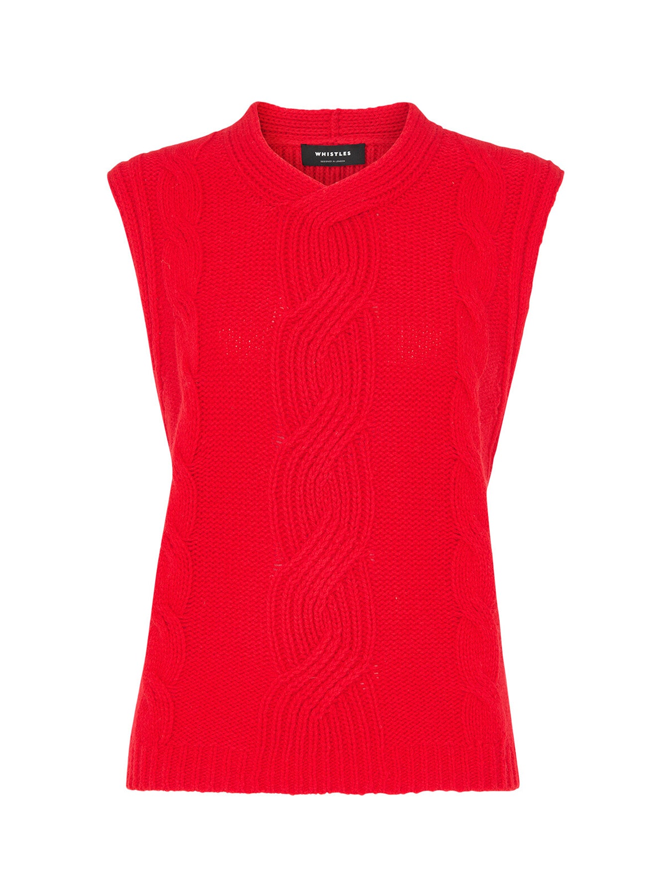 Cable Detail Knitted Tank