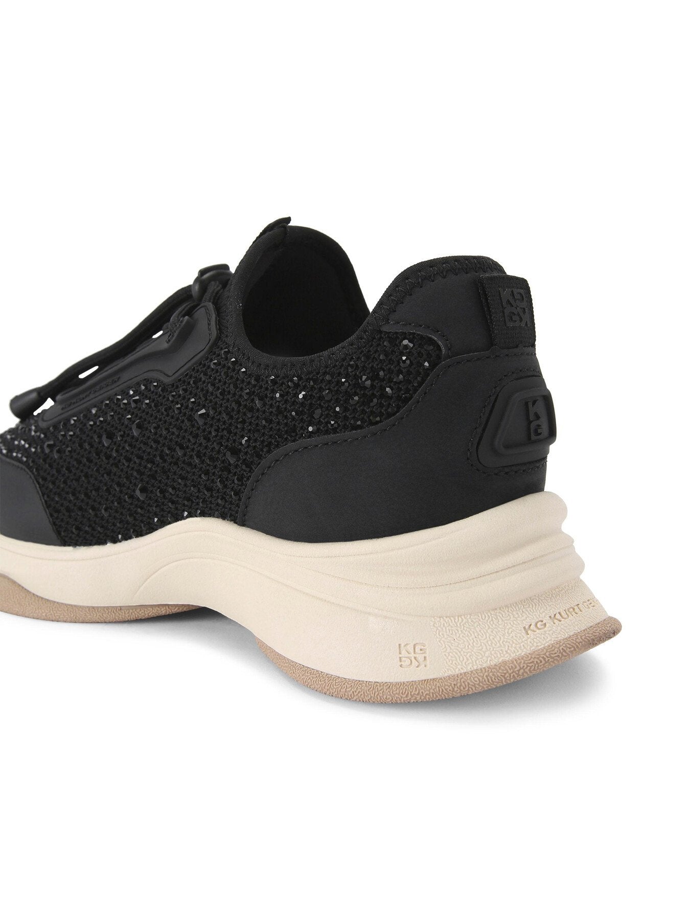 Kelsie Knit Gem Embellished Trainers