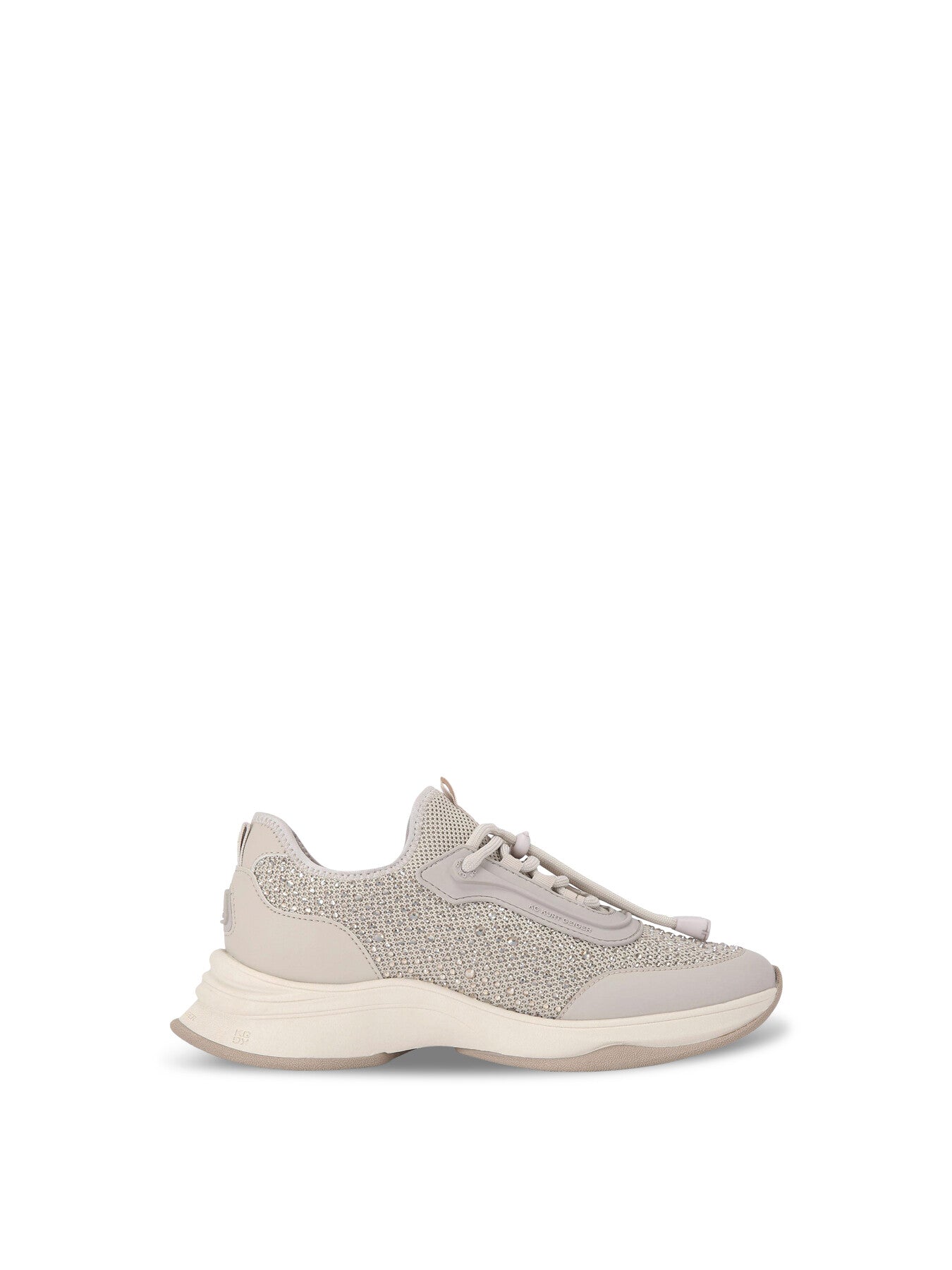 Kelsie Knit Gem Embellished Trainers