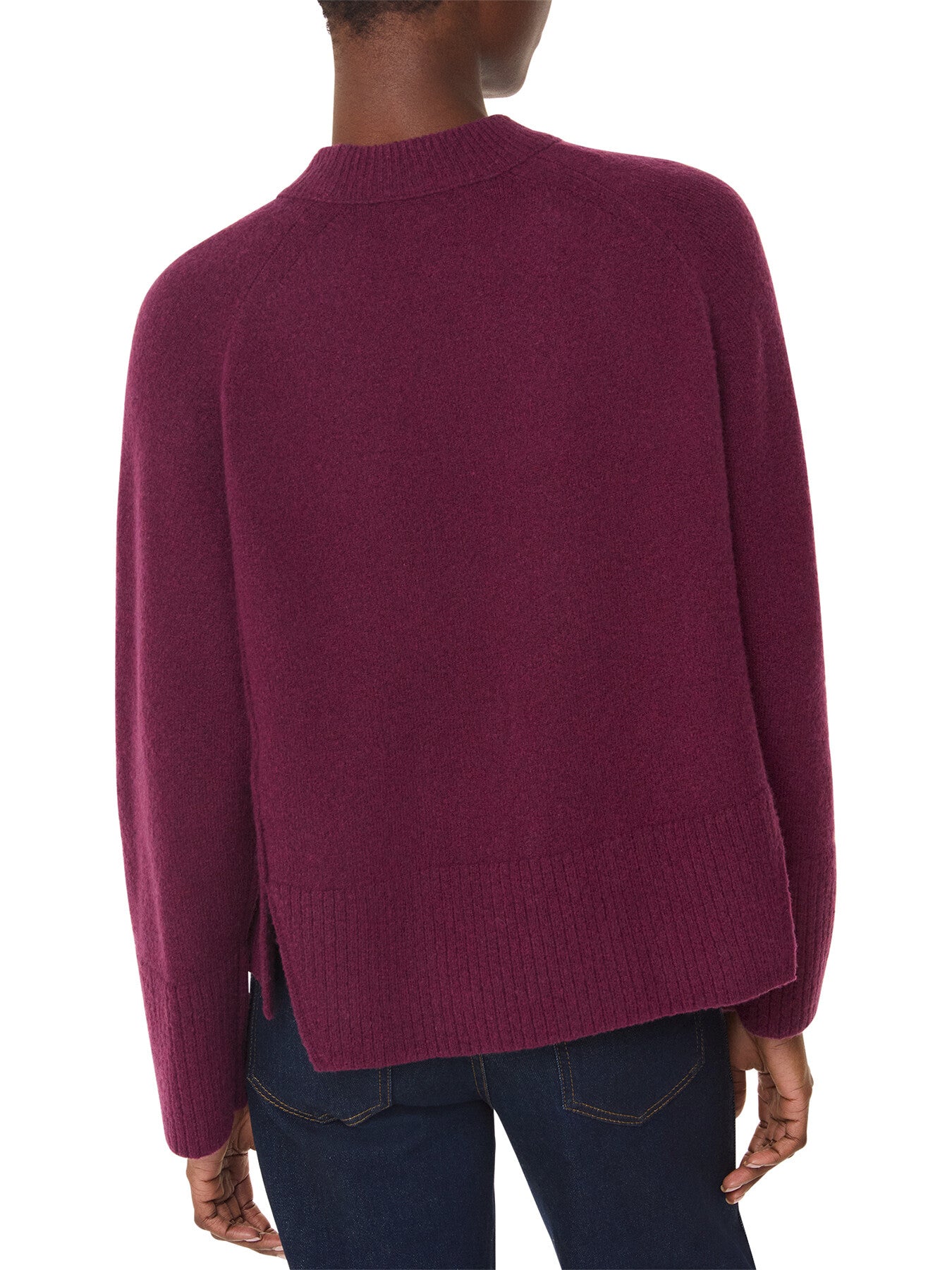 Wool Mix Side Split Knit