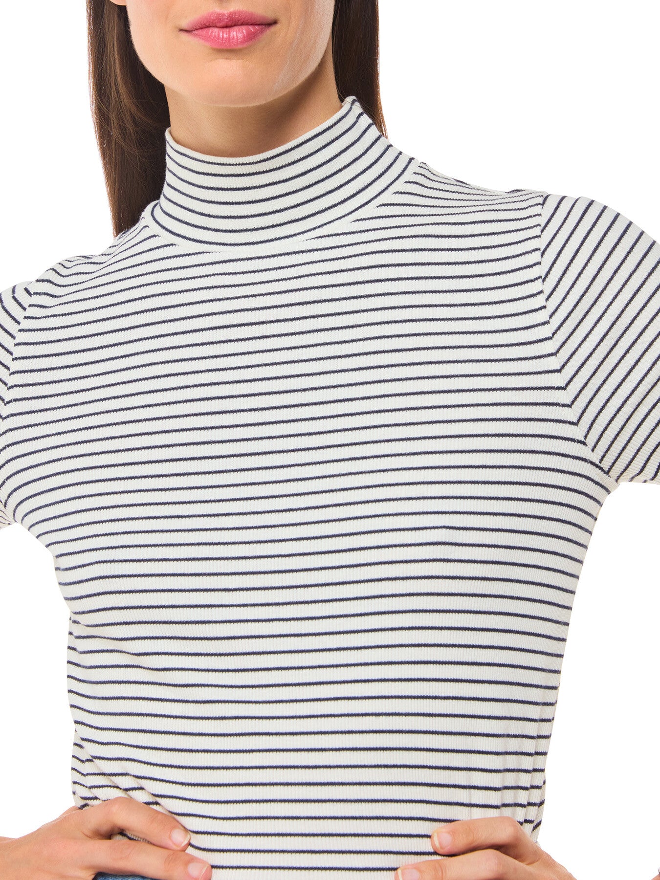 Stripe Rib Detail Polo