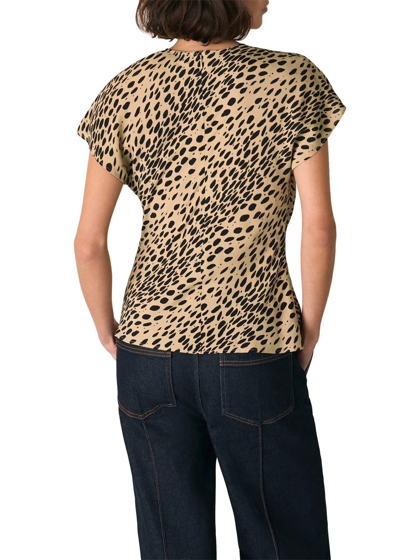 Leopard Spot Print Blouse