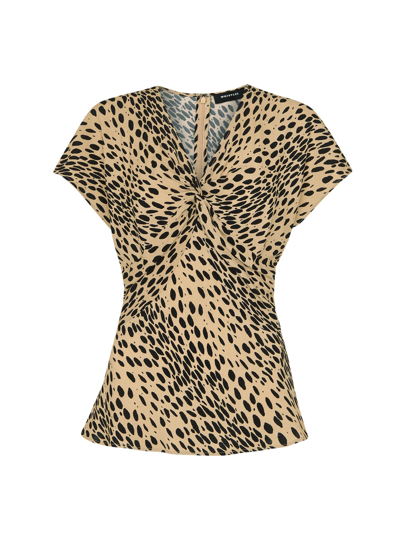 Leopard Spot Print Blouse