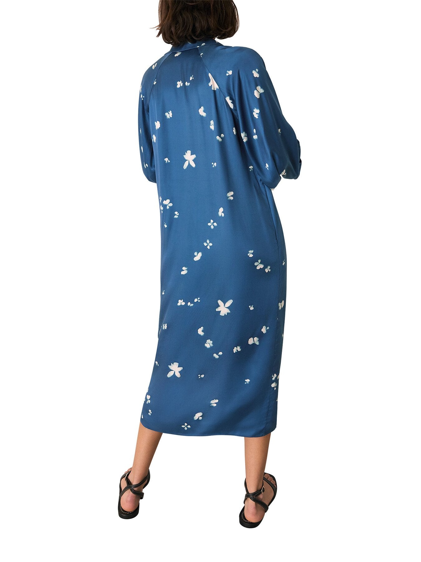 Blue/Multi Sun Bleached Floral Dress