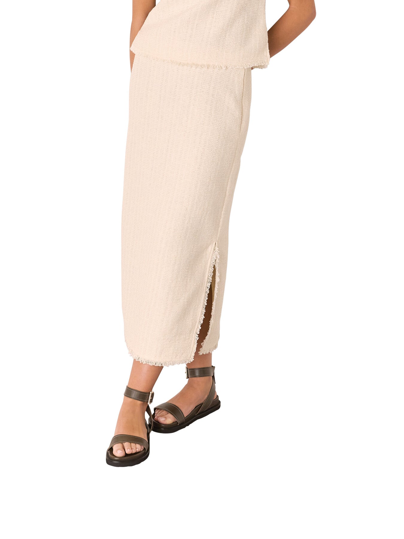 Ottie Contrast Stitch Sandal
