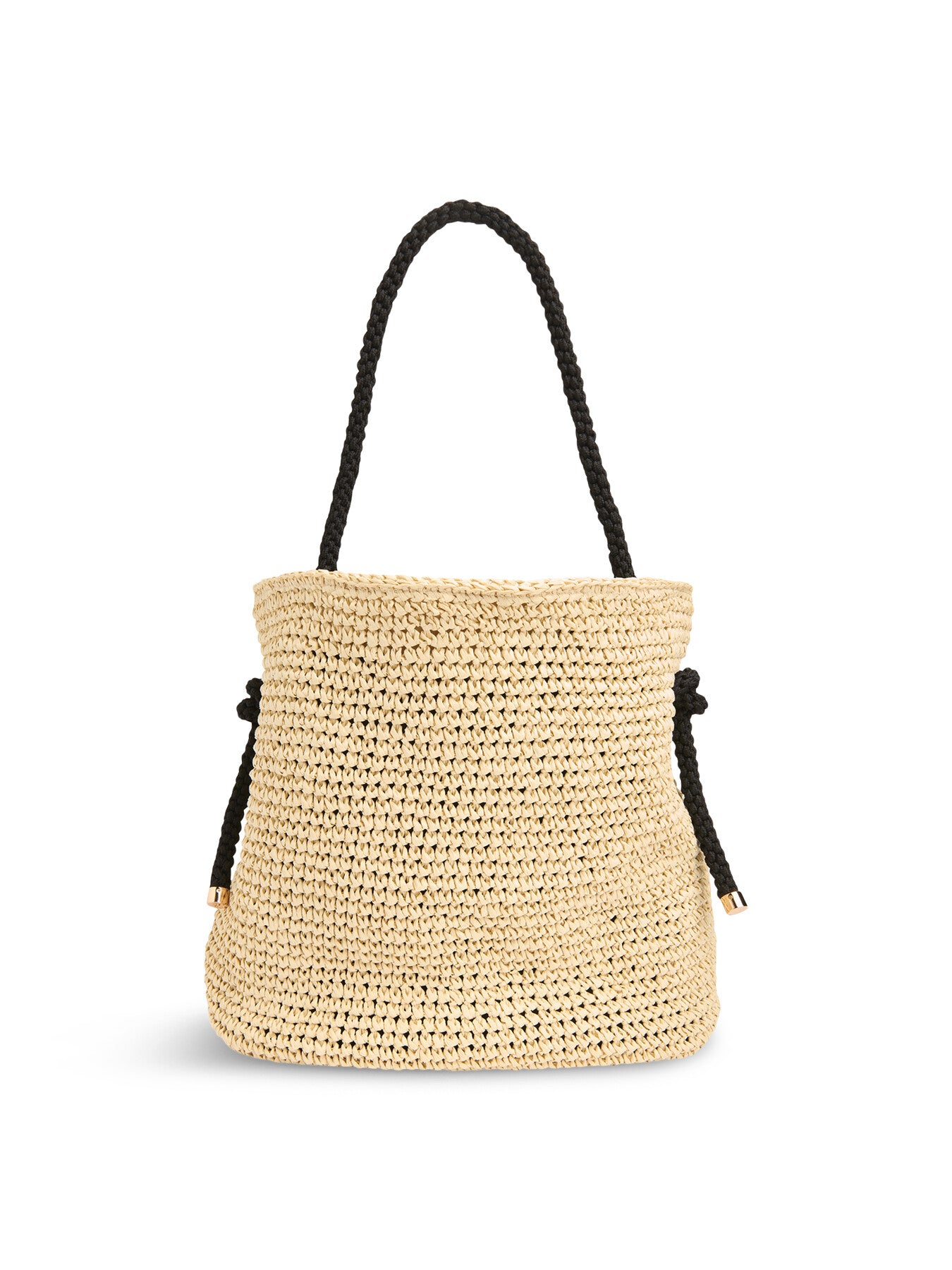 Attie Rope Handle Straw Tote