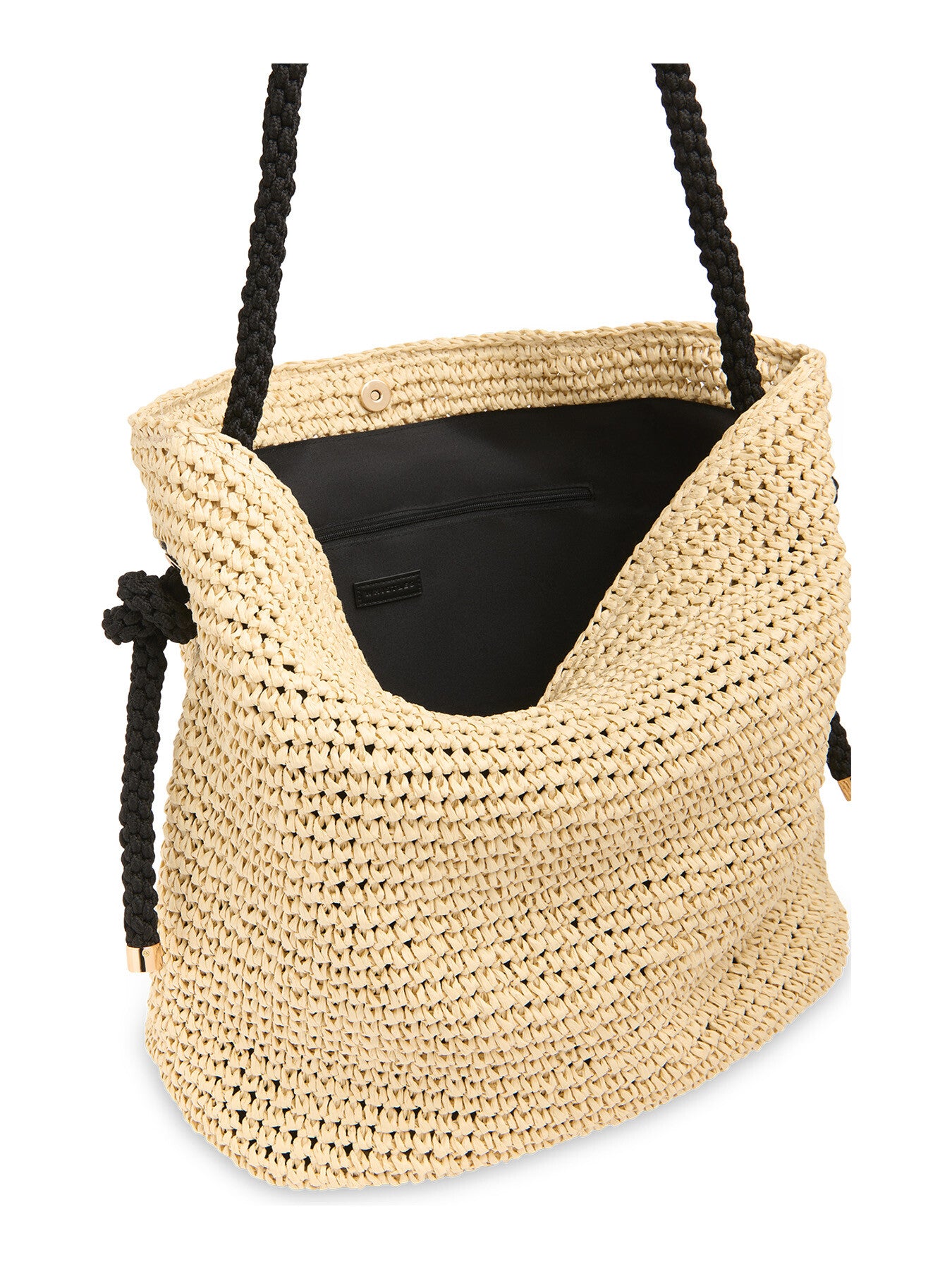 Attie Rope Handle Straw Tote