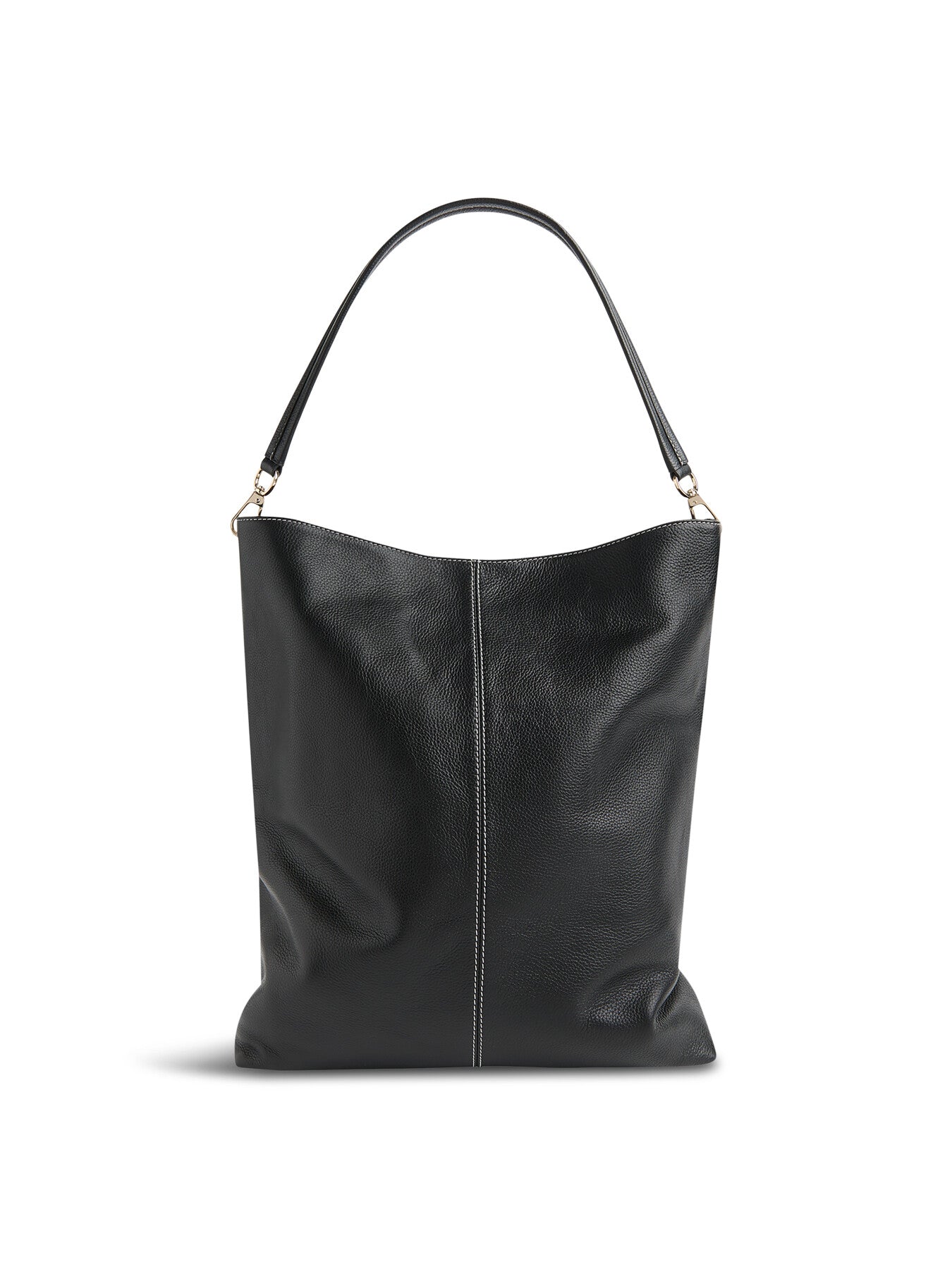 Kamil Contrast Stitch Tote Bag