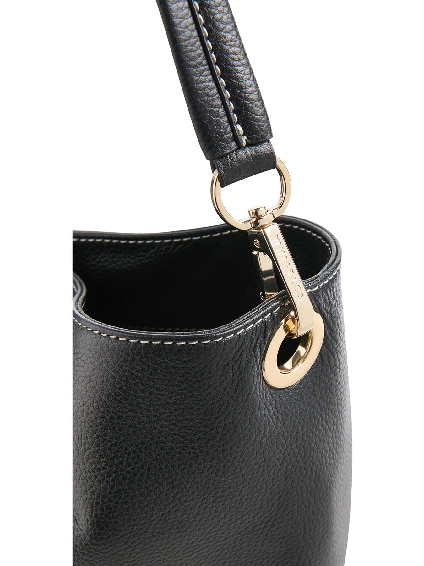 Kamil Contrast Stitch Tote Bag