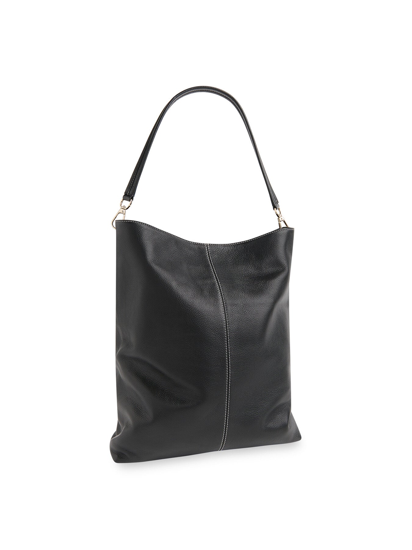 Kamil Contrast Stitch Tote Bag