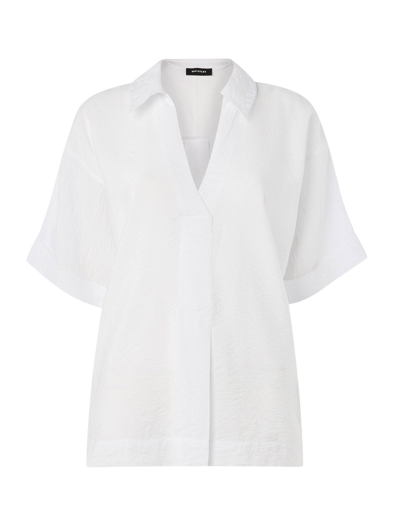 White Sasha Relaxed Shirt