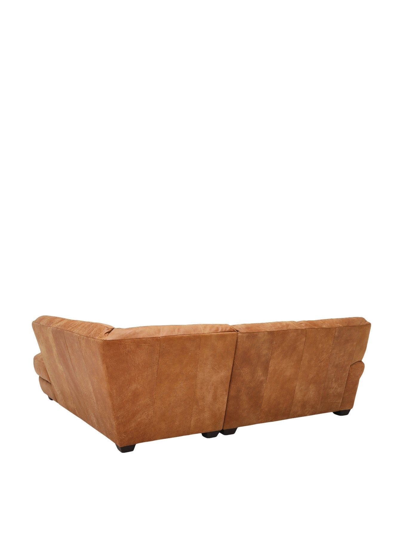 New Houston Right Hand Facing Leather Chaise Sofa