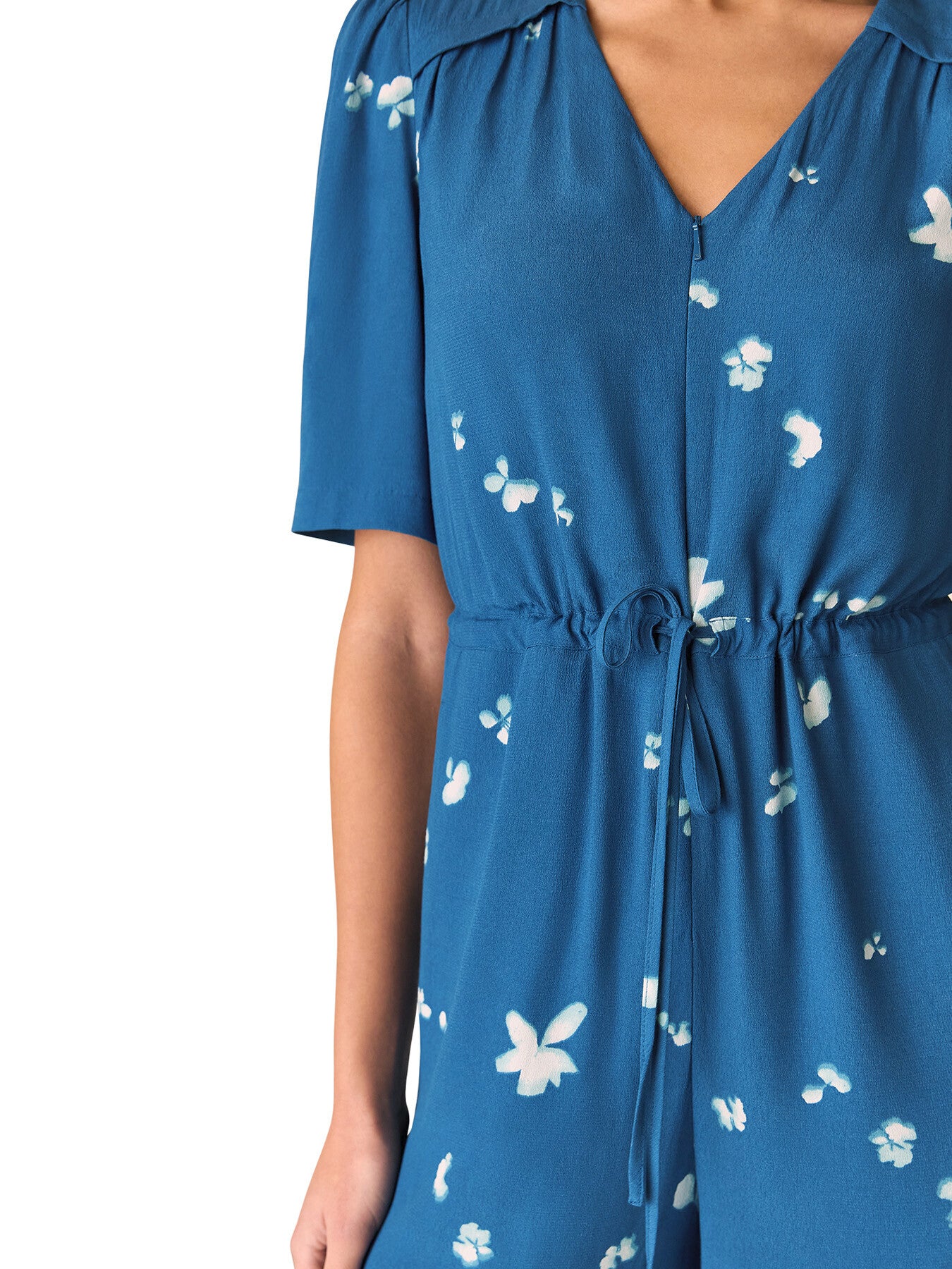 Blue/Multi Sun Bleached Floral Jumpsuit