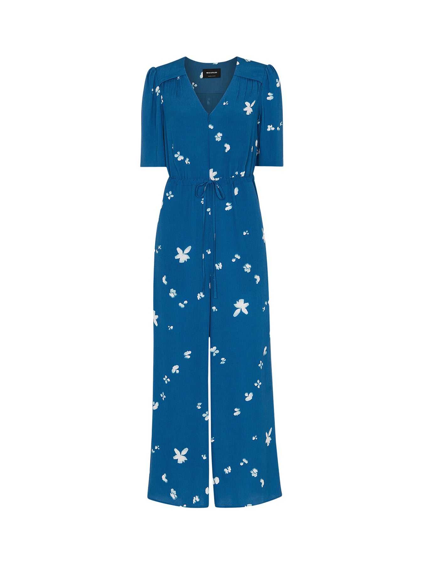 Blue/Multi Sun Bleached Floral Jumpsuit