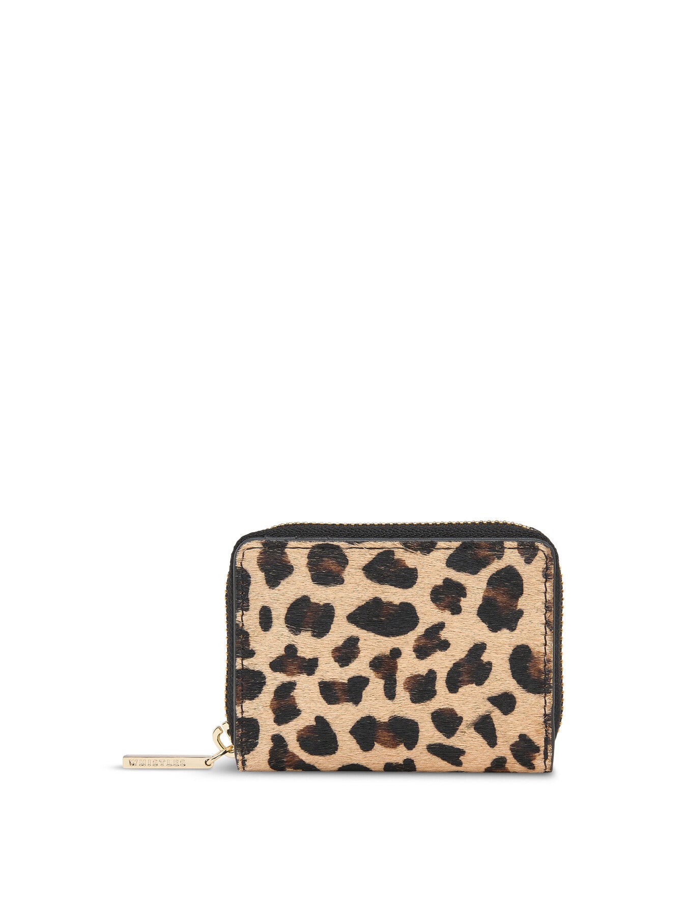 Leopard Koa Compact Purse