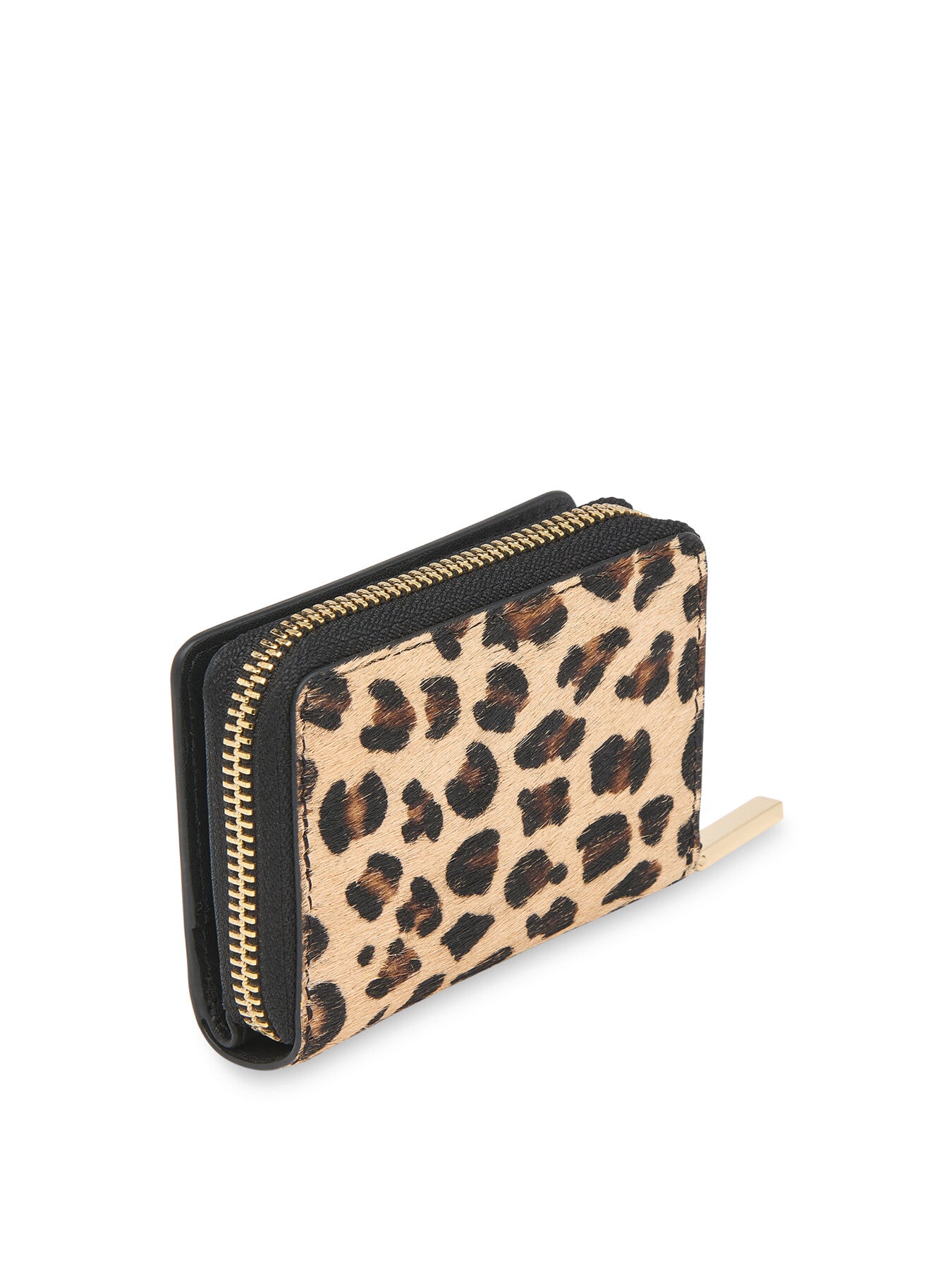 Leopard Koa Compact Purse