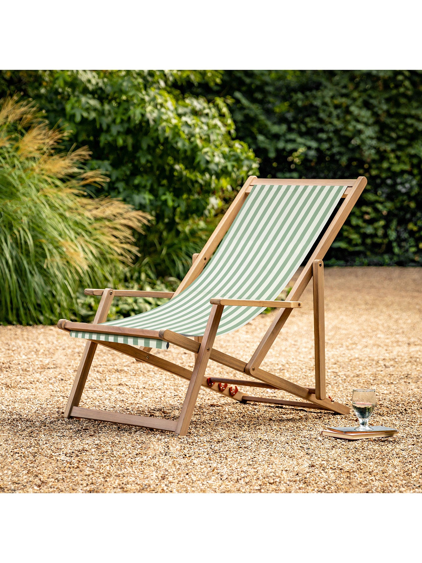 Creta Deck Chair Verde Stripe