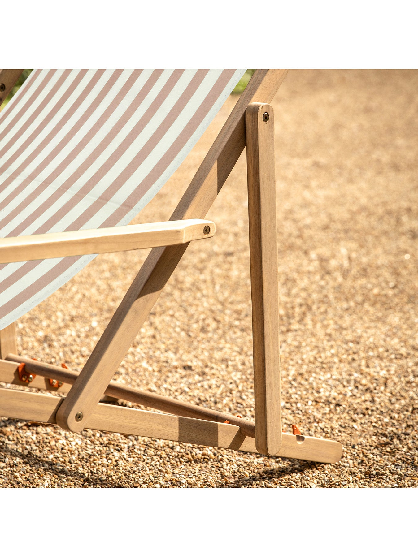Creta Deck Chair Clay Stripe