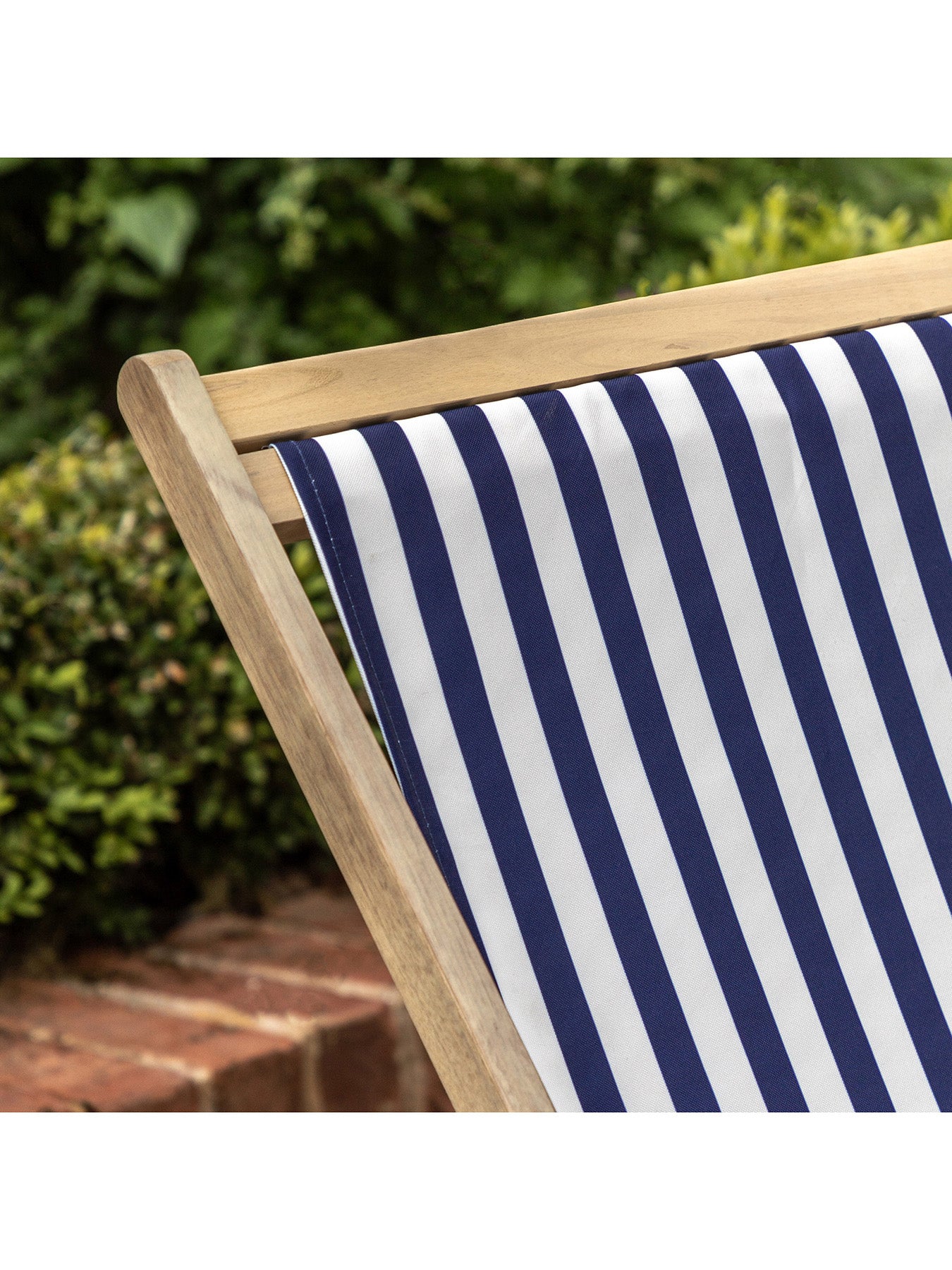 Creta Deck Chair Navy Stripe