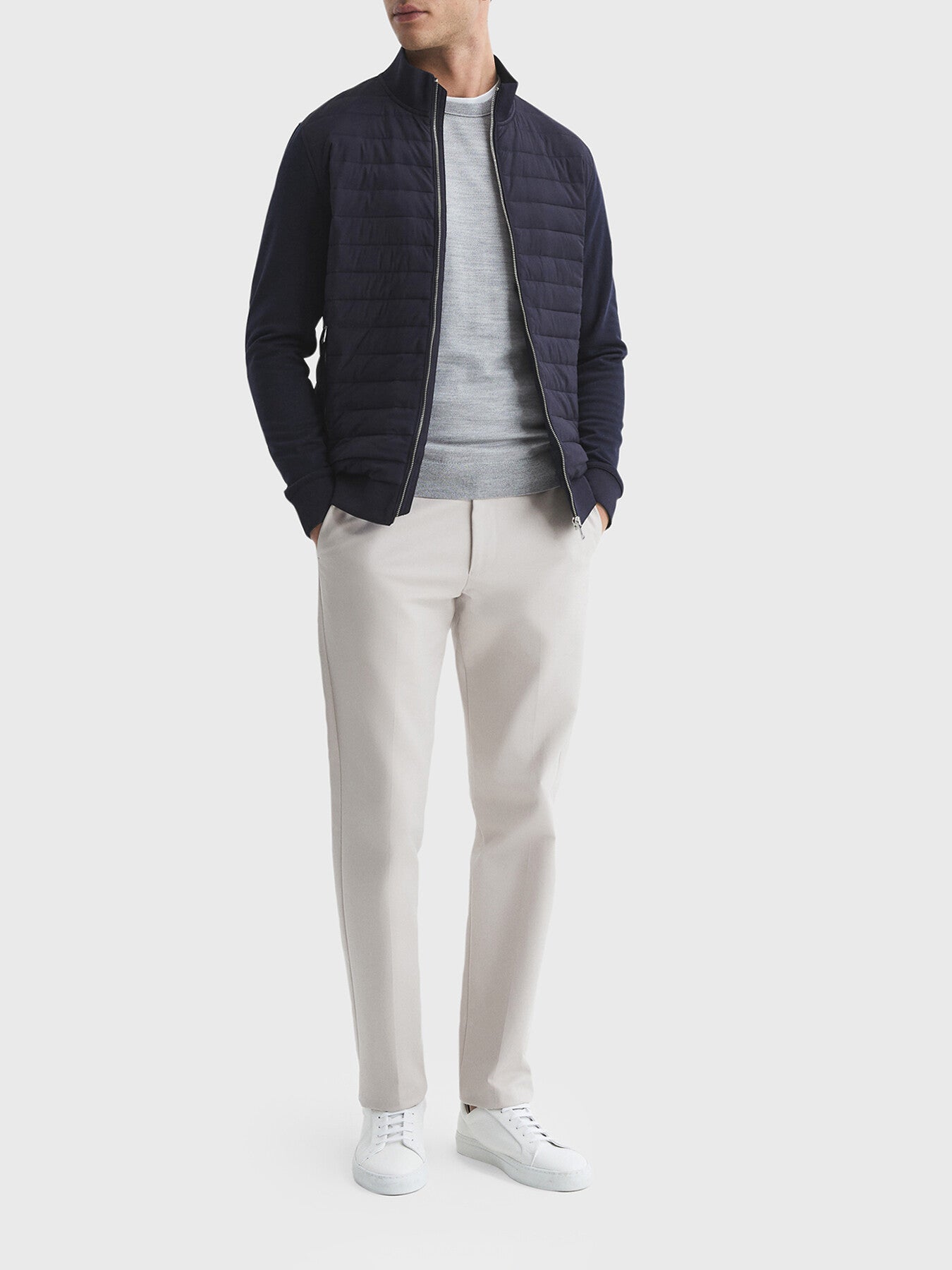 Flintoff Quilted Hybrid Jacket