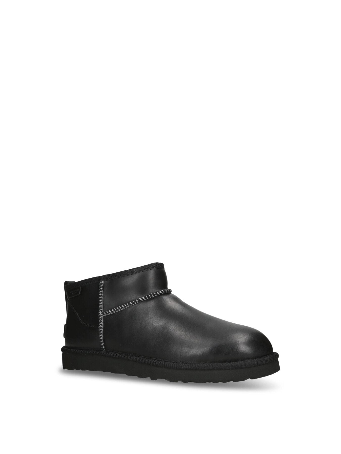 Mens Classic Ultra Mini Regenerate Leather Ankle Boots