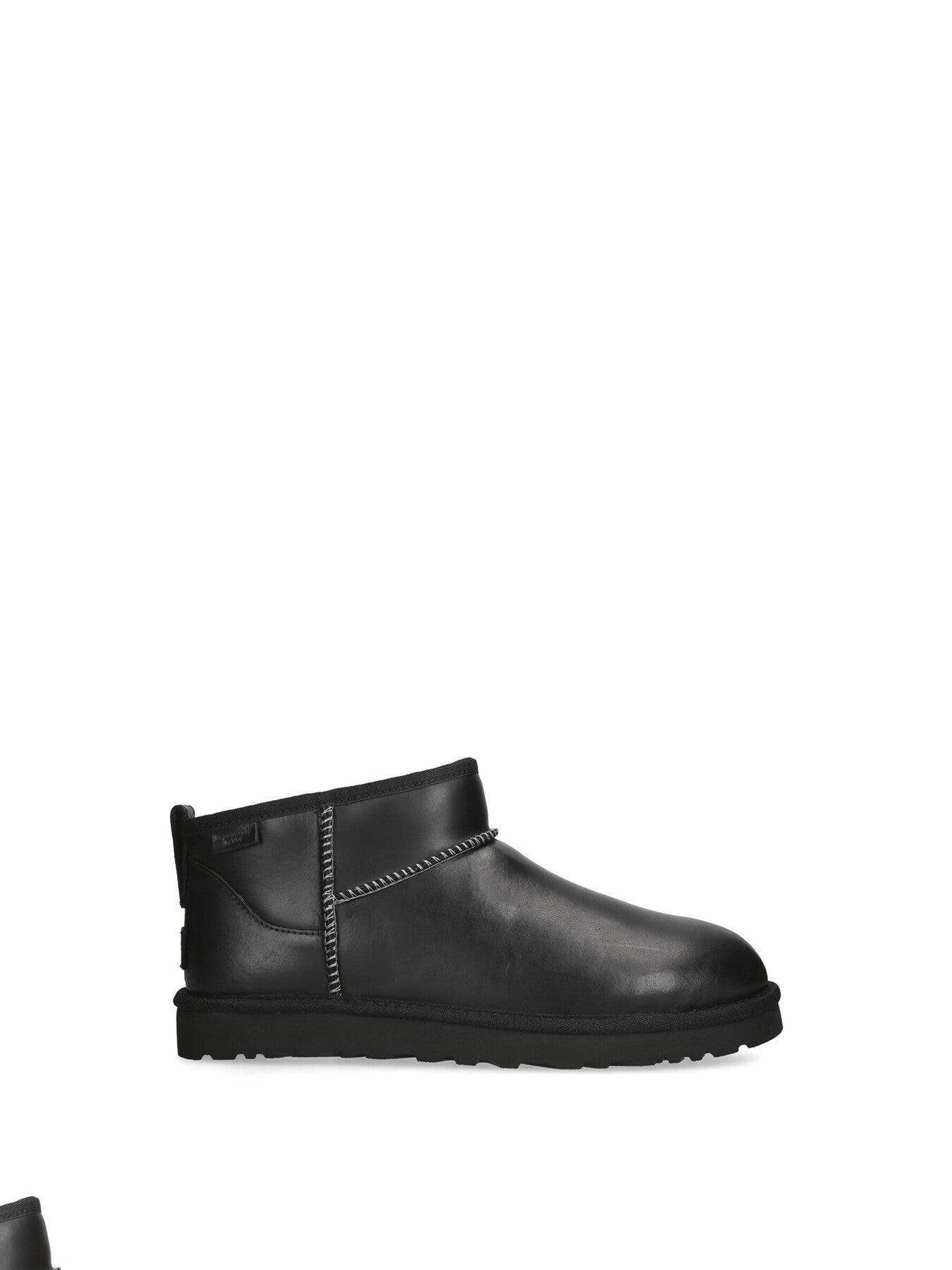 Mens Classic Ultra Mini Regenerate Leather Ankle Boots